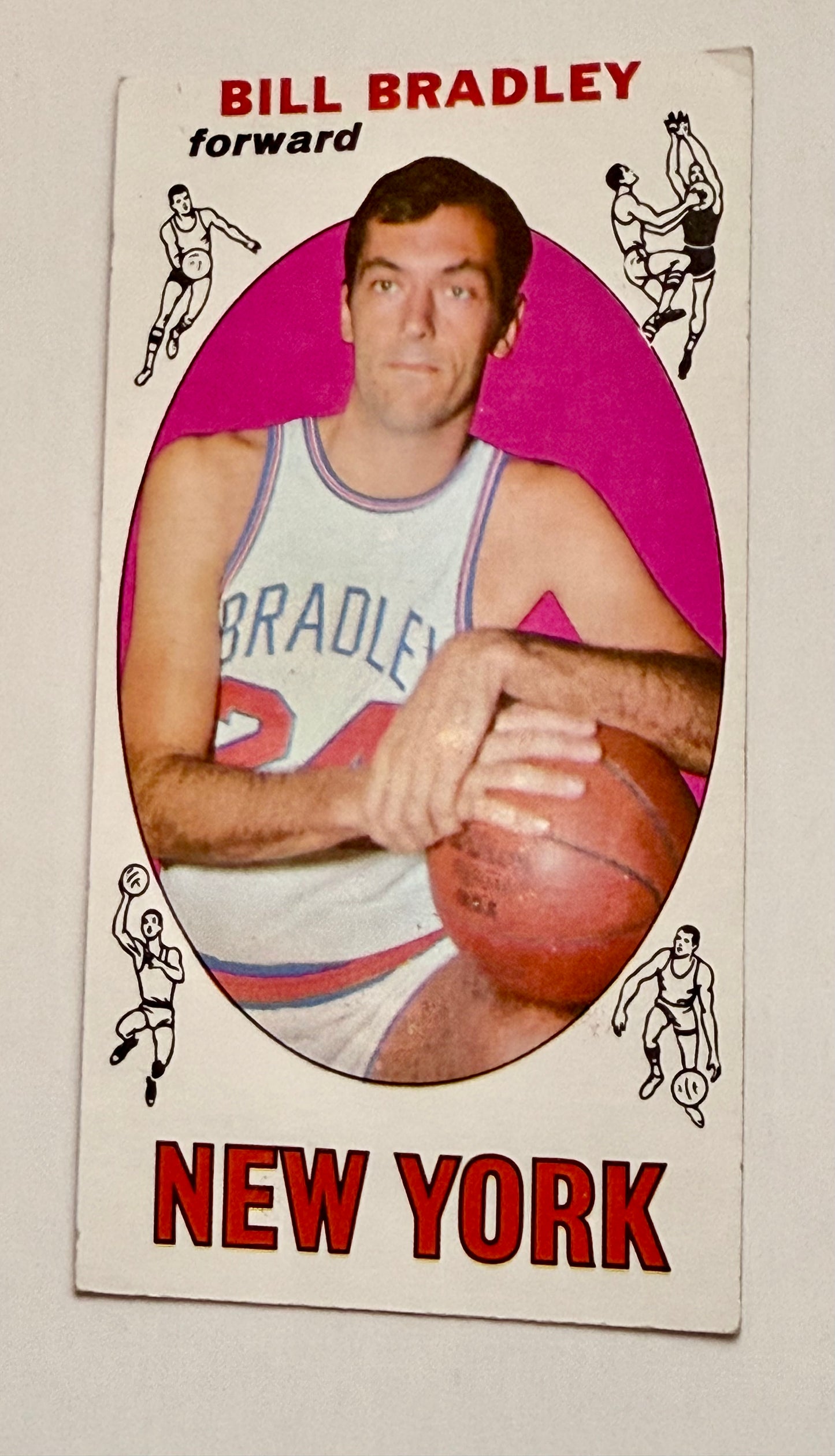 1969 Topps basketball Bill Bradley rookie card