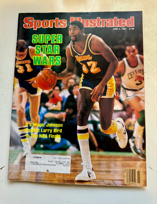 Sports illustrated Magic Johnson cover high grade issue 1984