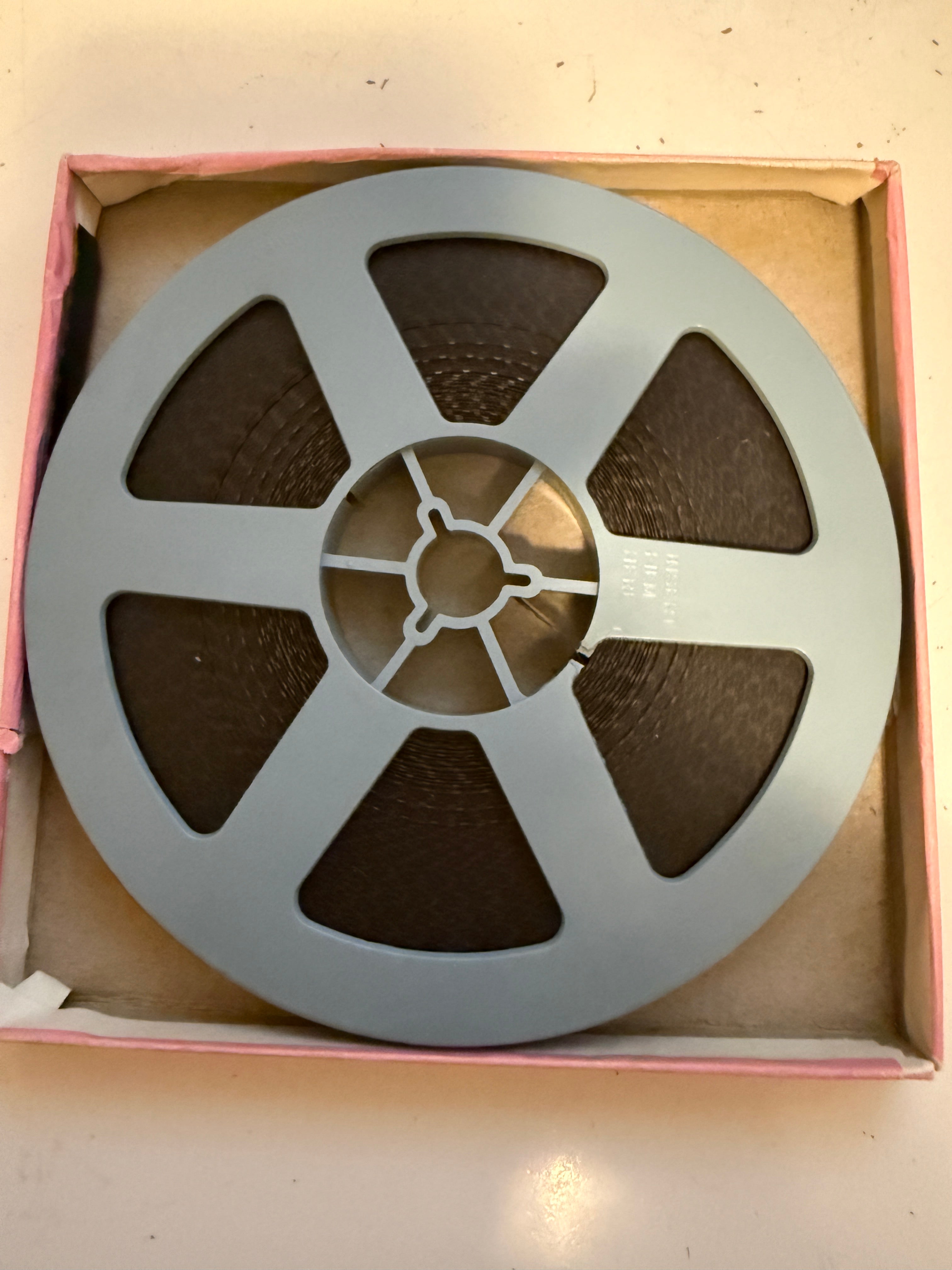 NHL hockey Stanley Cup playoffs, rare super 8 film reel in box 1973