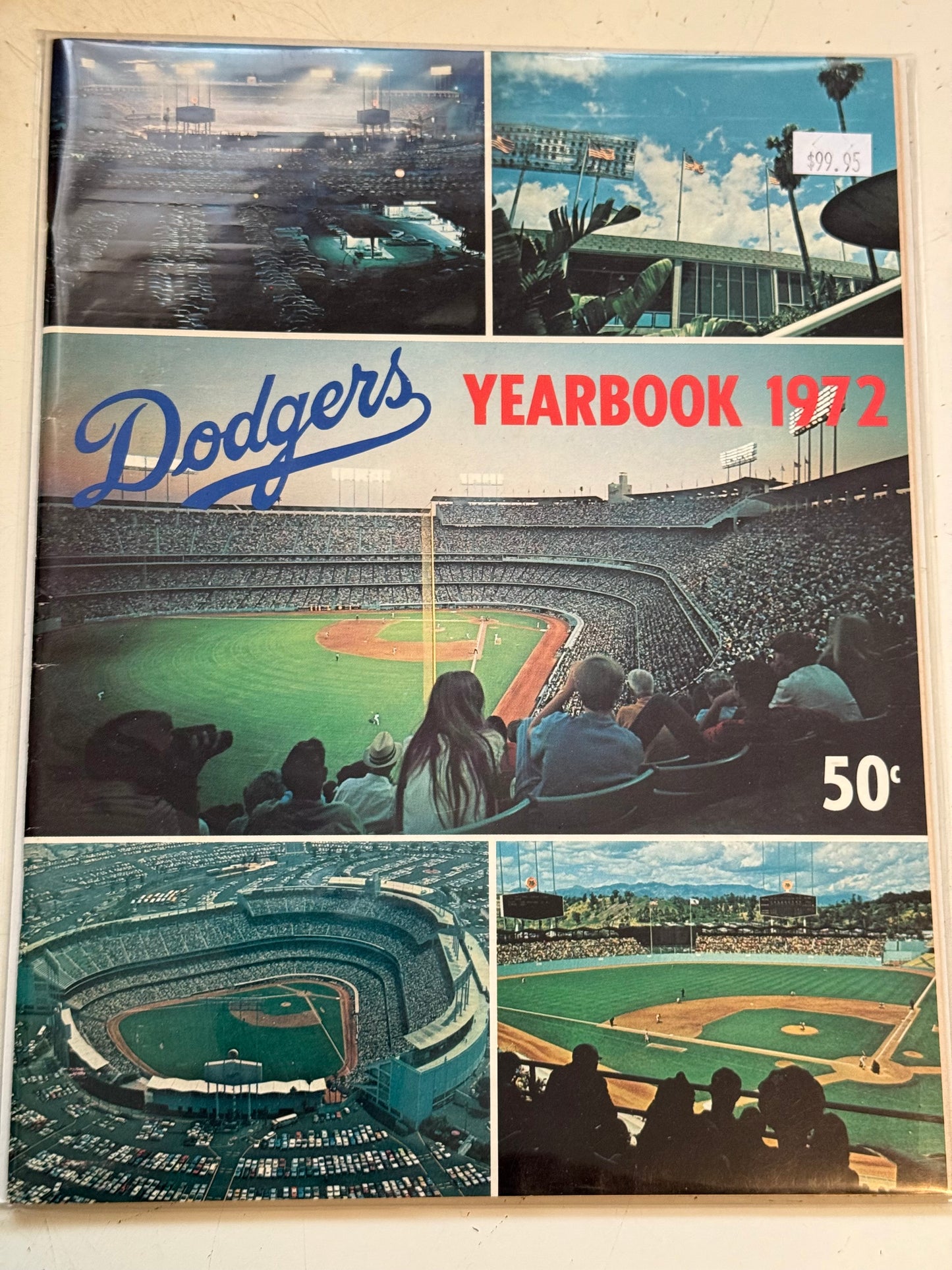 LA Dodgers vintage yearbook baseball program 1972