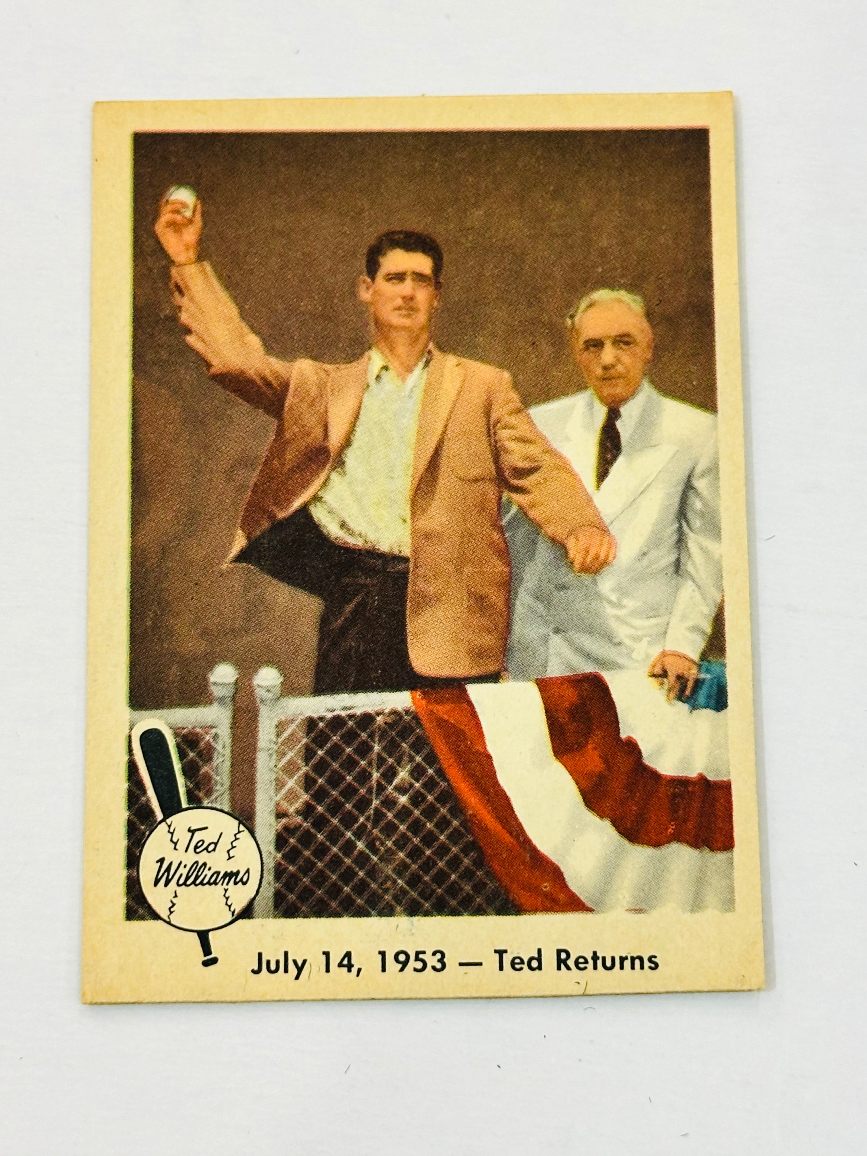 Ted Returns rare Fleer baseball card 1959