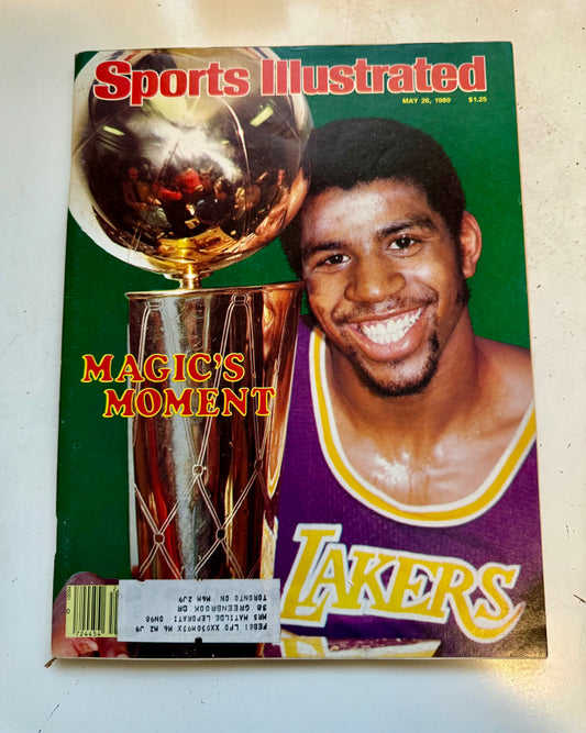 Magic Johnson sports illustrated great condition magazine 1980