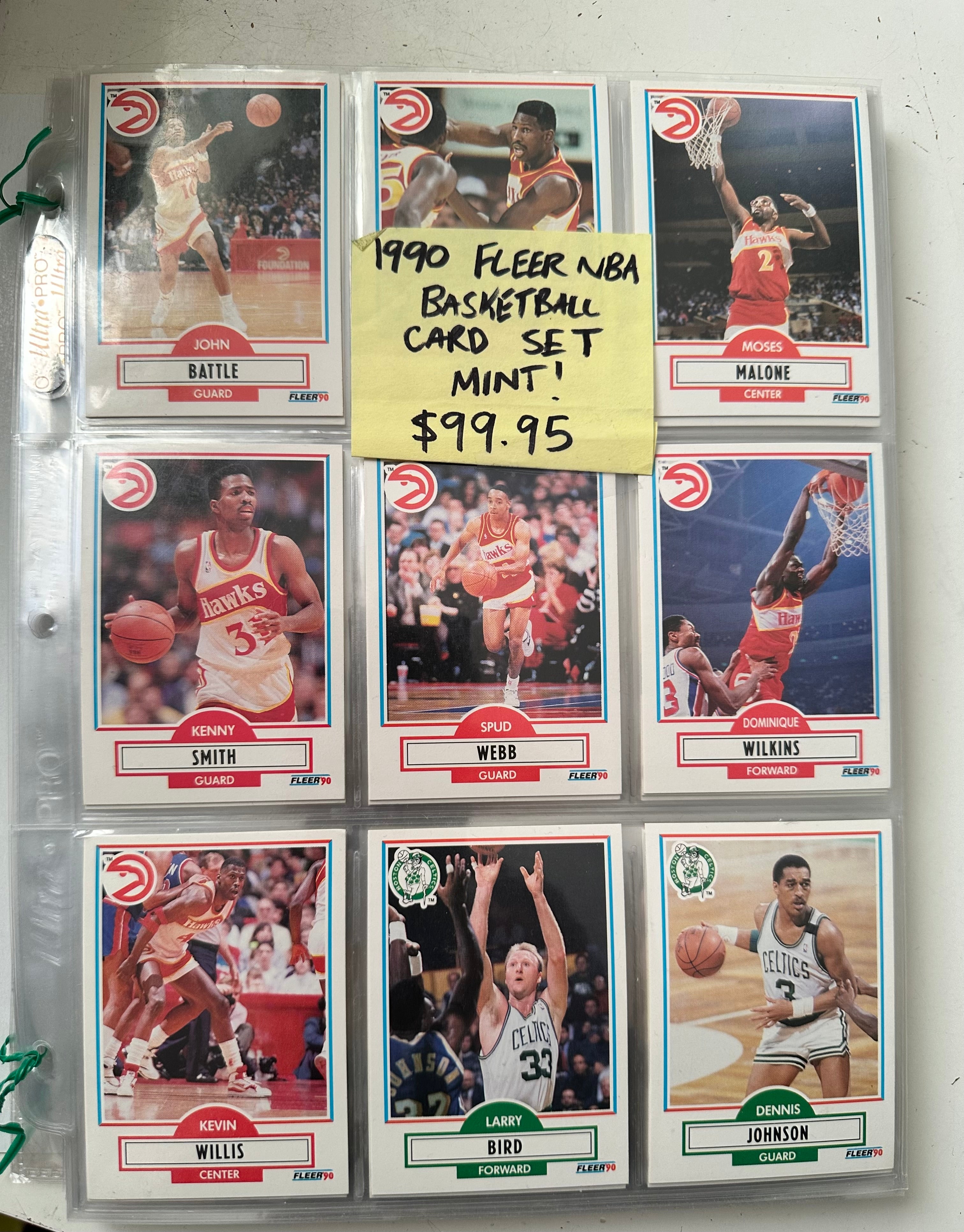 1990 fleer Mint Condition basketball card set in Pages