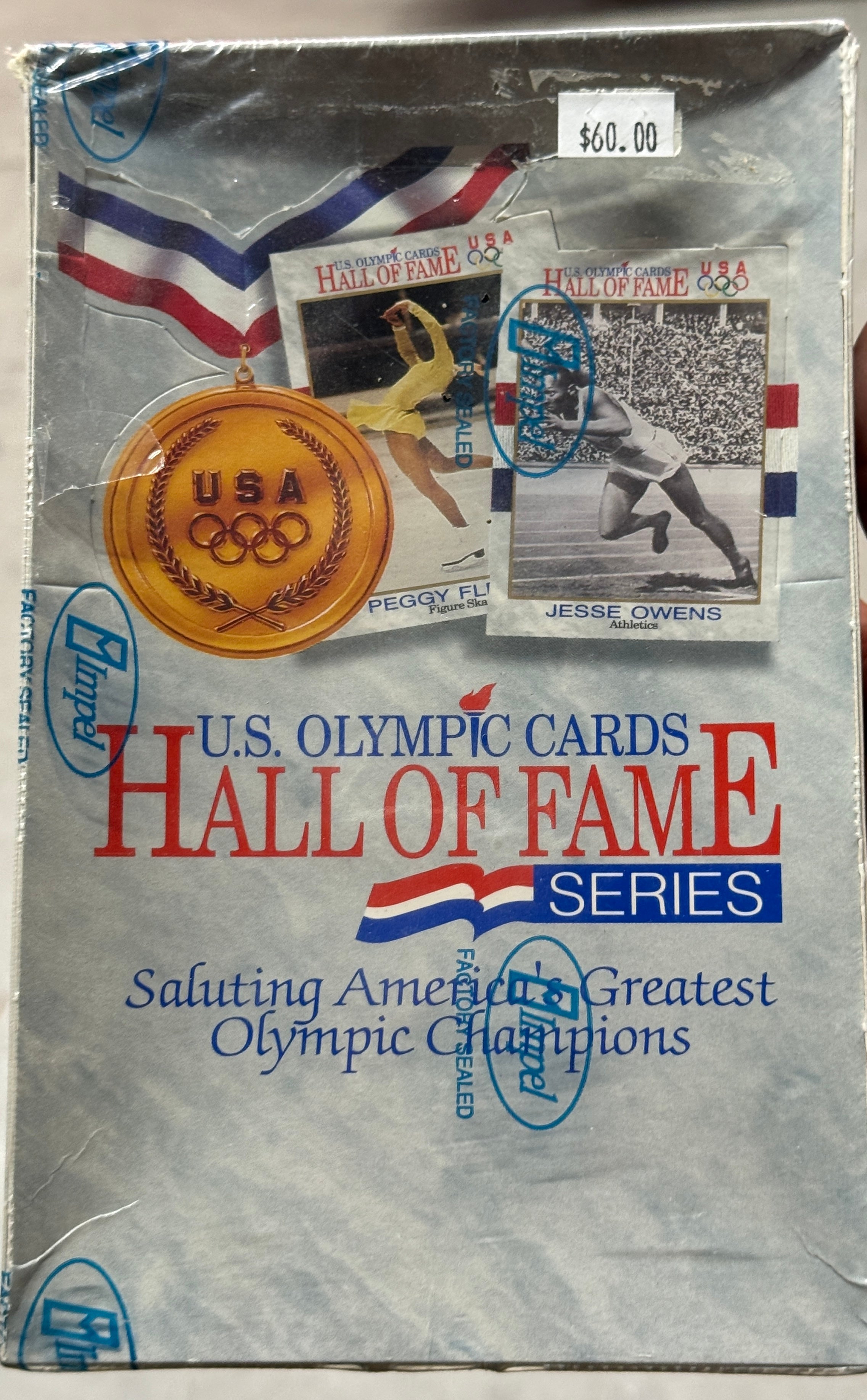 1991 US Olympics, Hall of Fame photo cards box