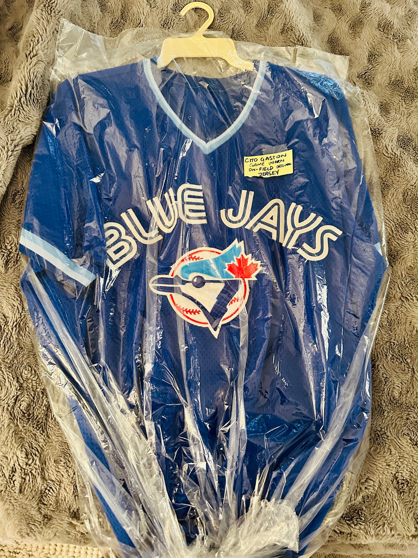 Toronto Blue Jays baseball Cito Gaston game worn rare original Jersey 1988