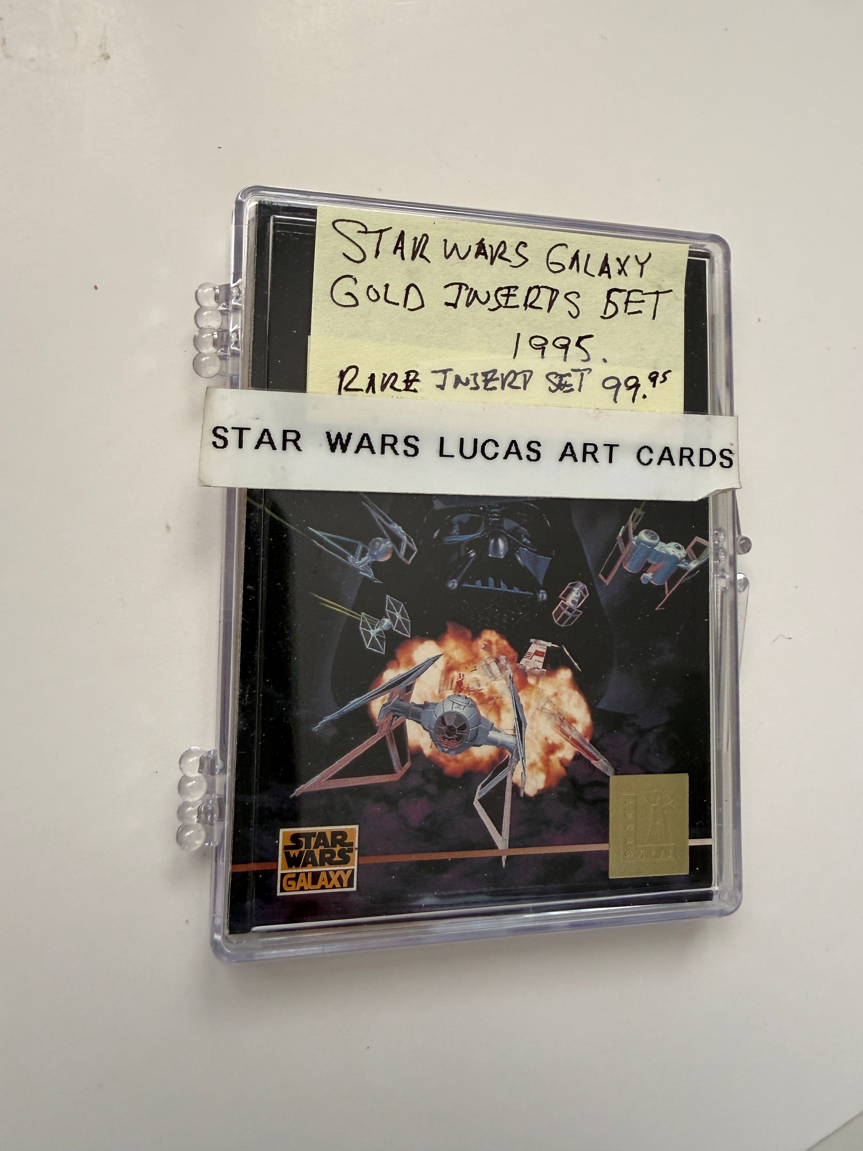 Star Wars Galaxy Topps gold insert card set 1995