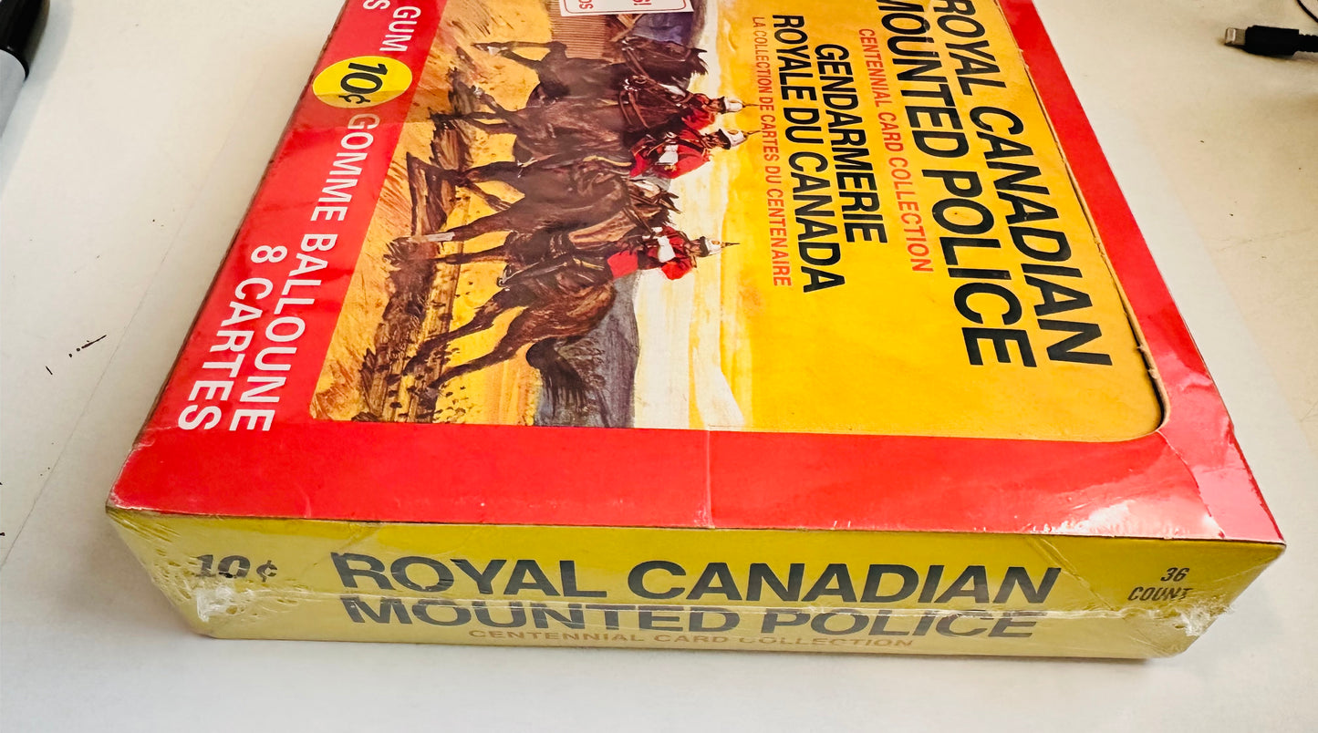 Royal Canadian Mounted Police rare empty Opc display box 1974