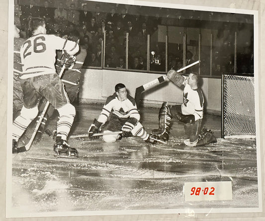 Tim Horton hockey photo from the Harold Barkley collection