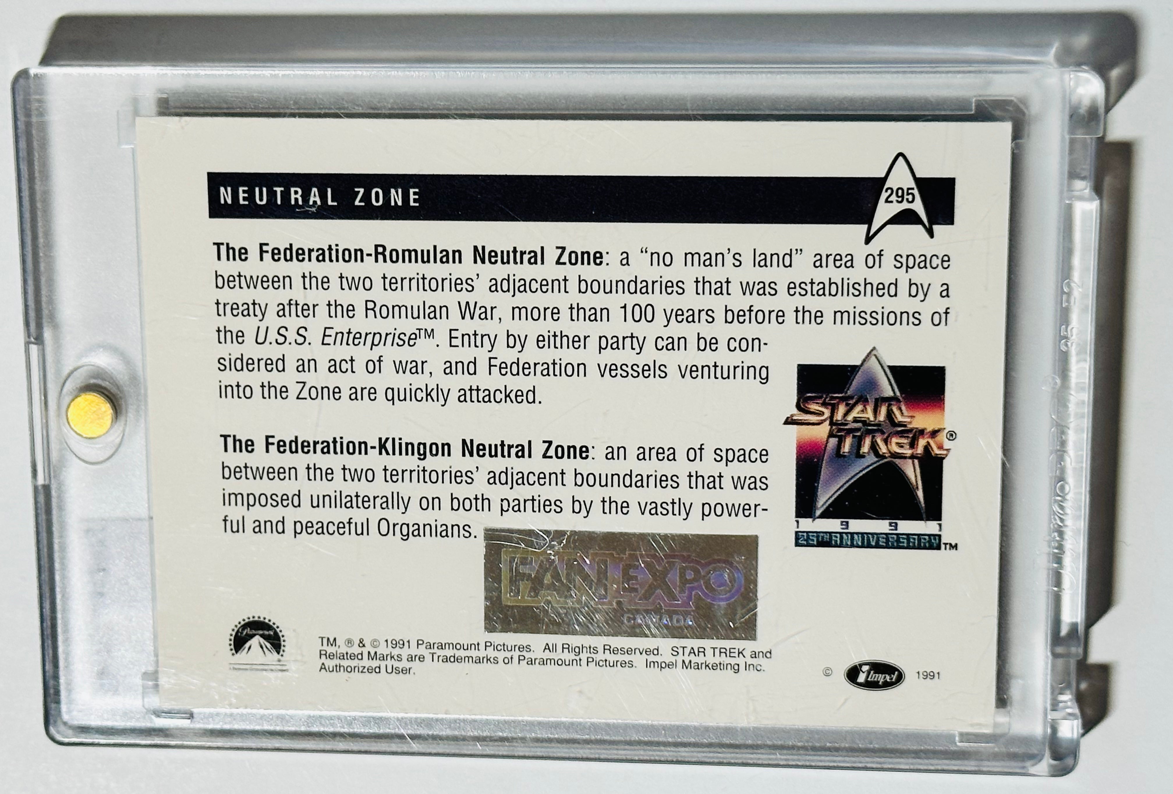 Star Trek Leonard Nimoy rare autograph card certified by Fanexpo