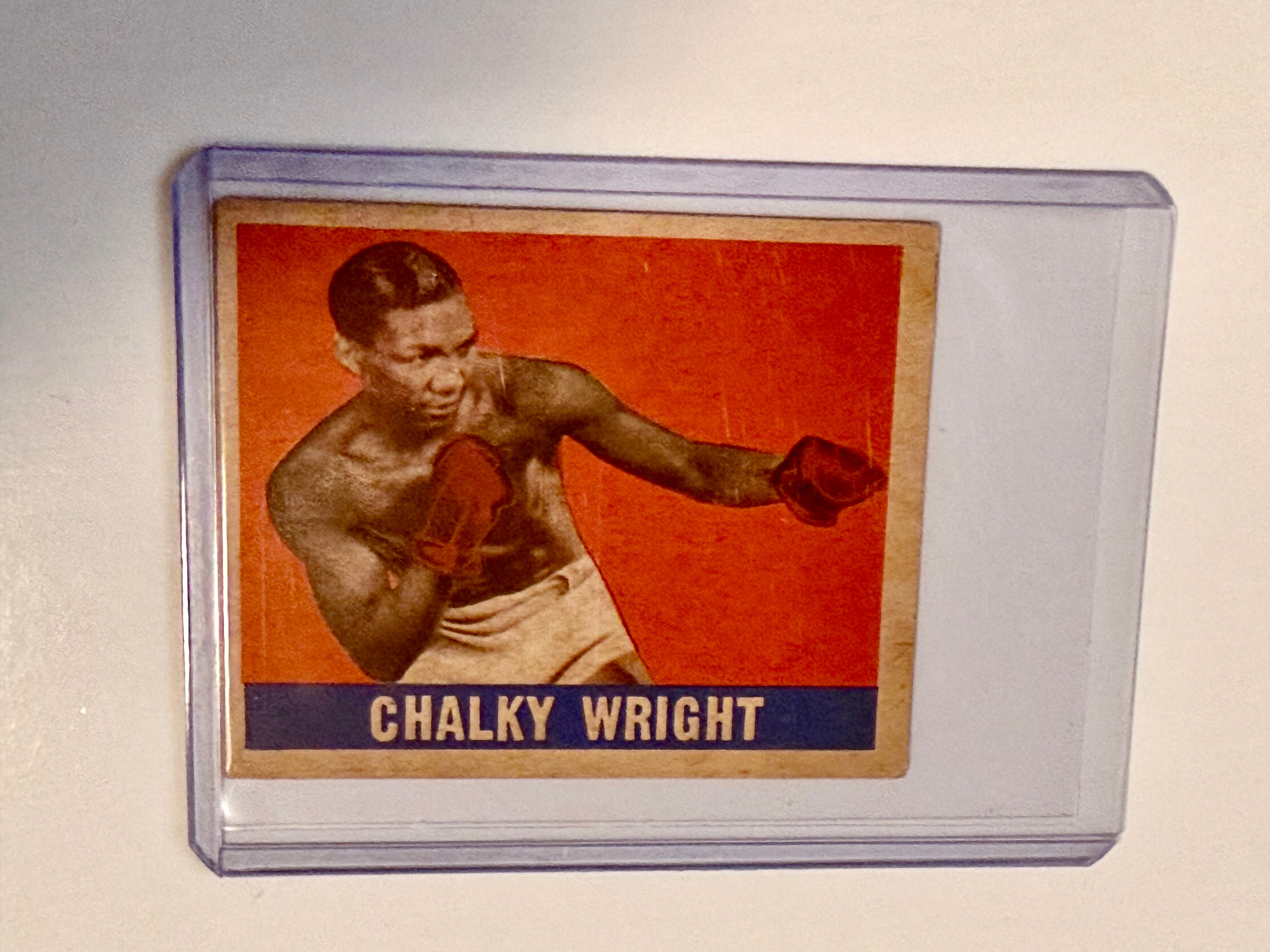 John Henry Lewis leaf boxing card 1948 John Henry Lewis leaf boxing card 1948