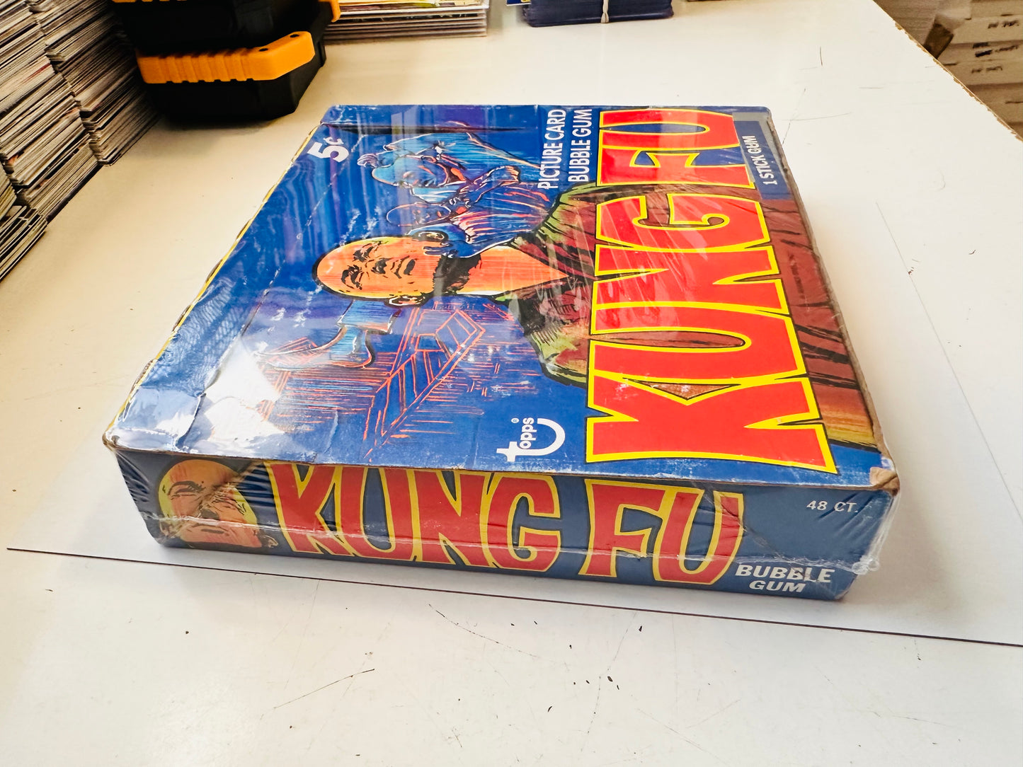 Kung Fu TV series rare Empty cards display box 1973