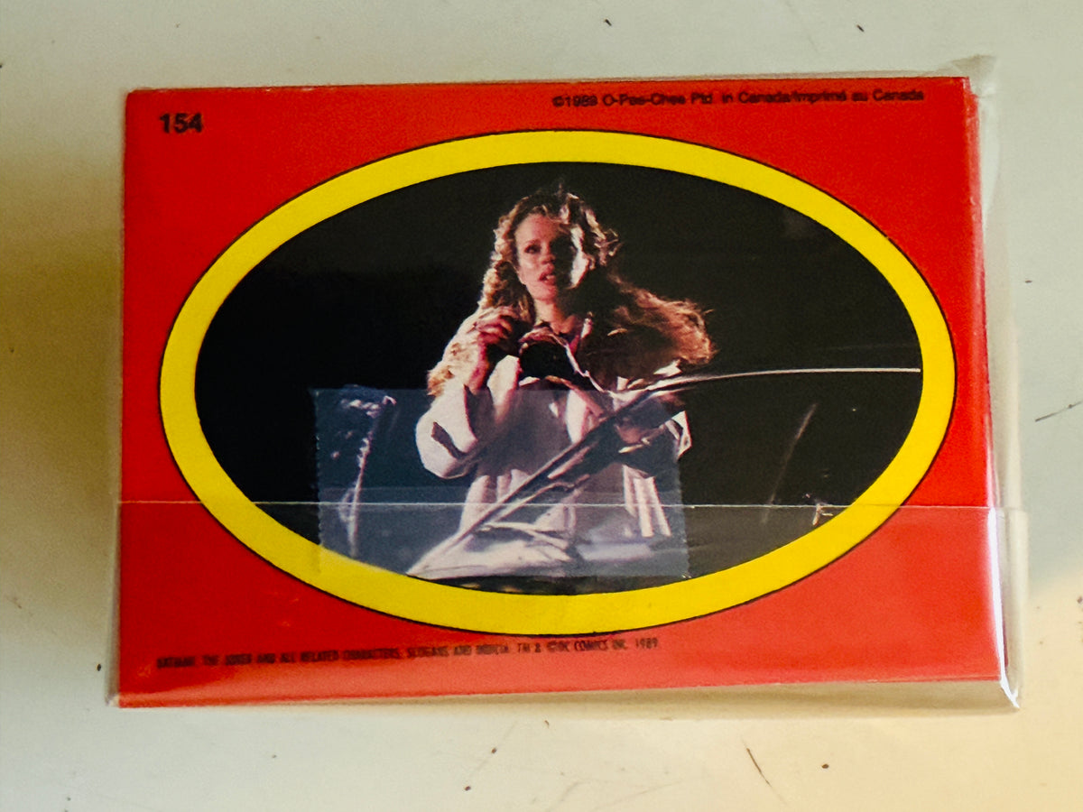 Batman movie series 1 rare Opc Canadian version cards and stickers 1989