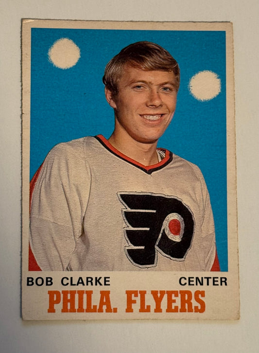 Bobby Clarke Opc rare hockey rookie card 1970-71