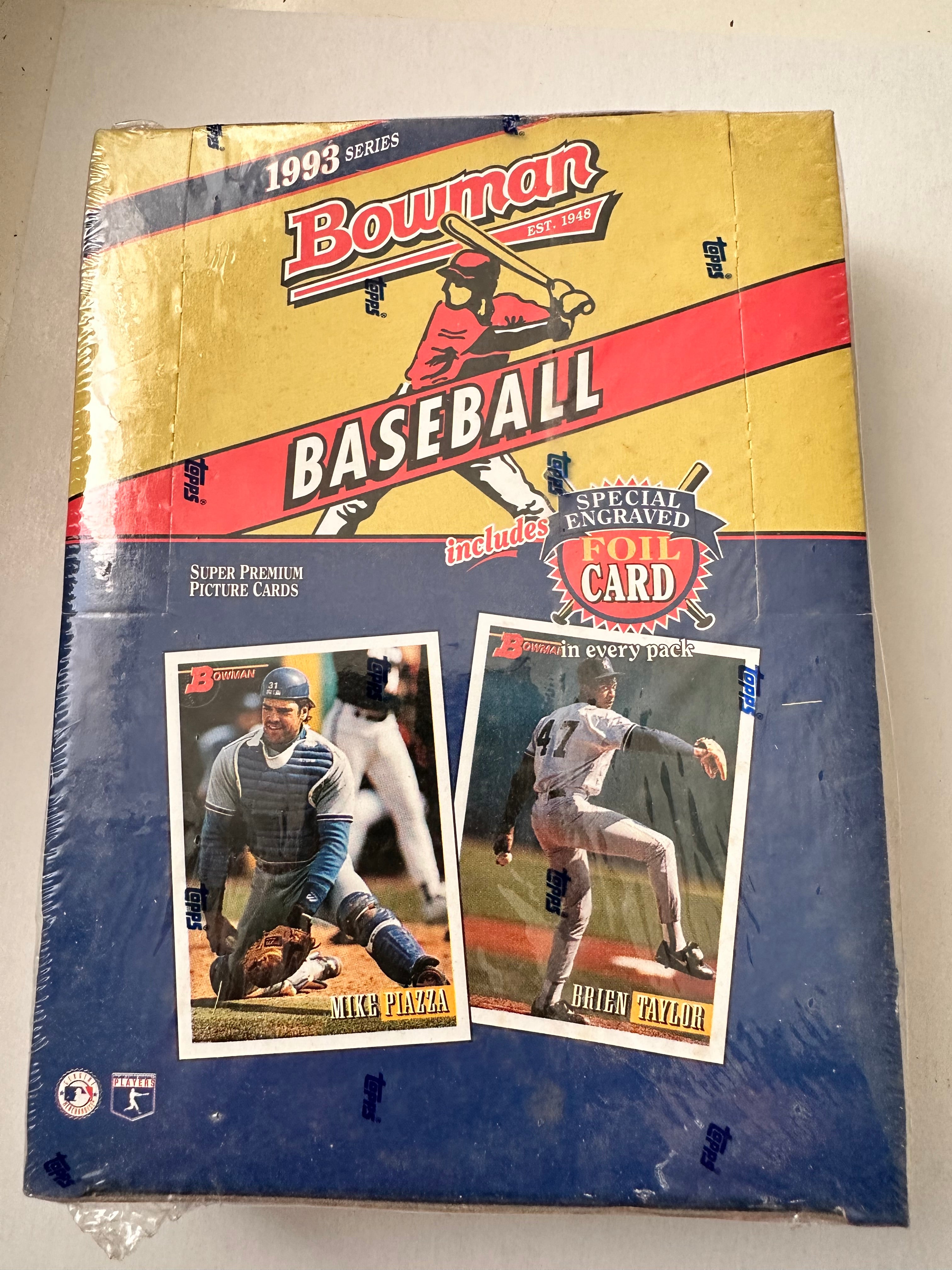 Bowman baseball cards factory sealed box( Derek Jeter Rookies) 1993
