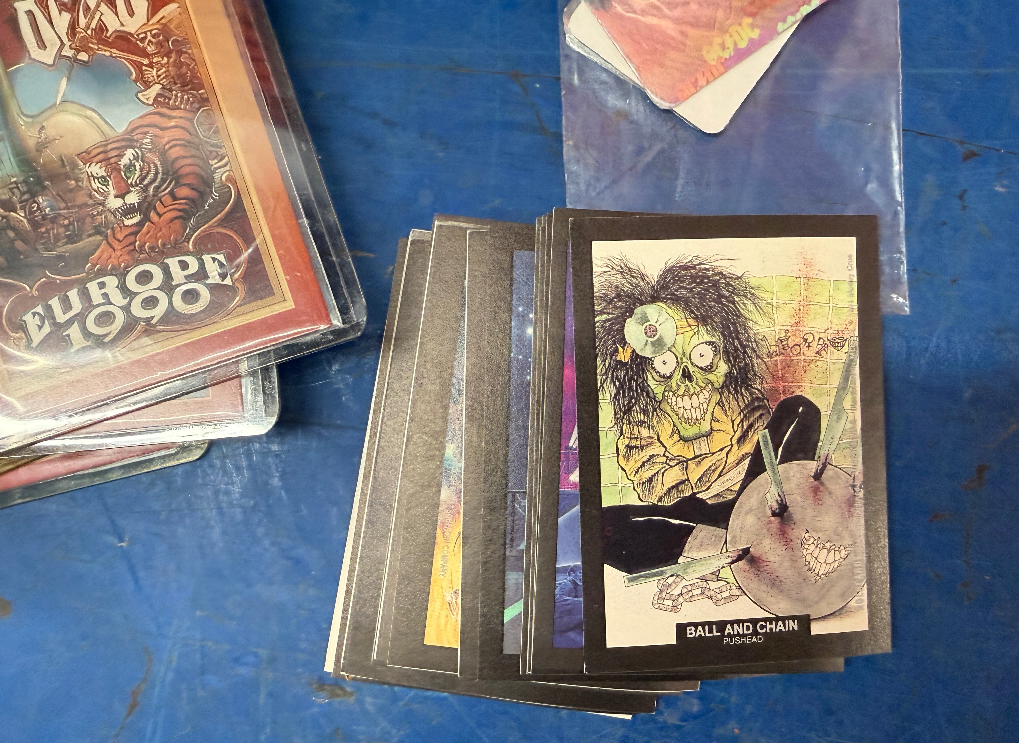 Rockstar, heavy metal cards set with insert set
