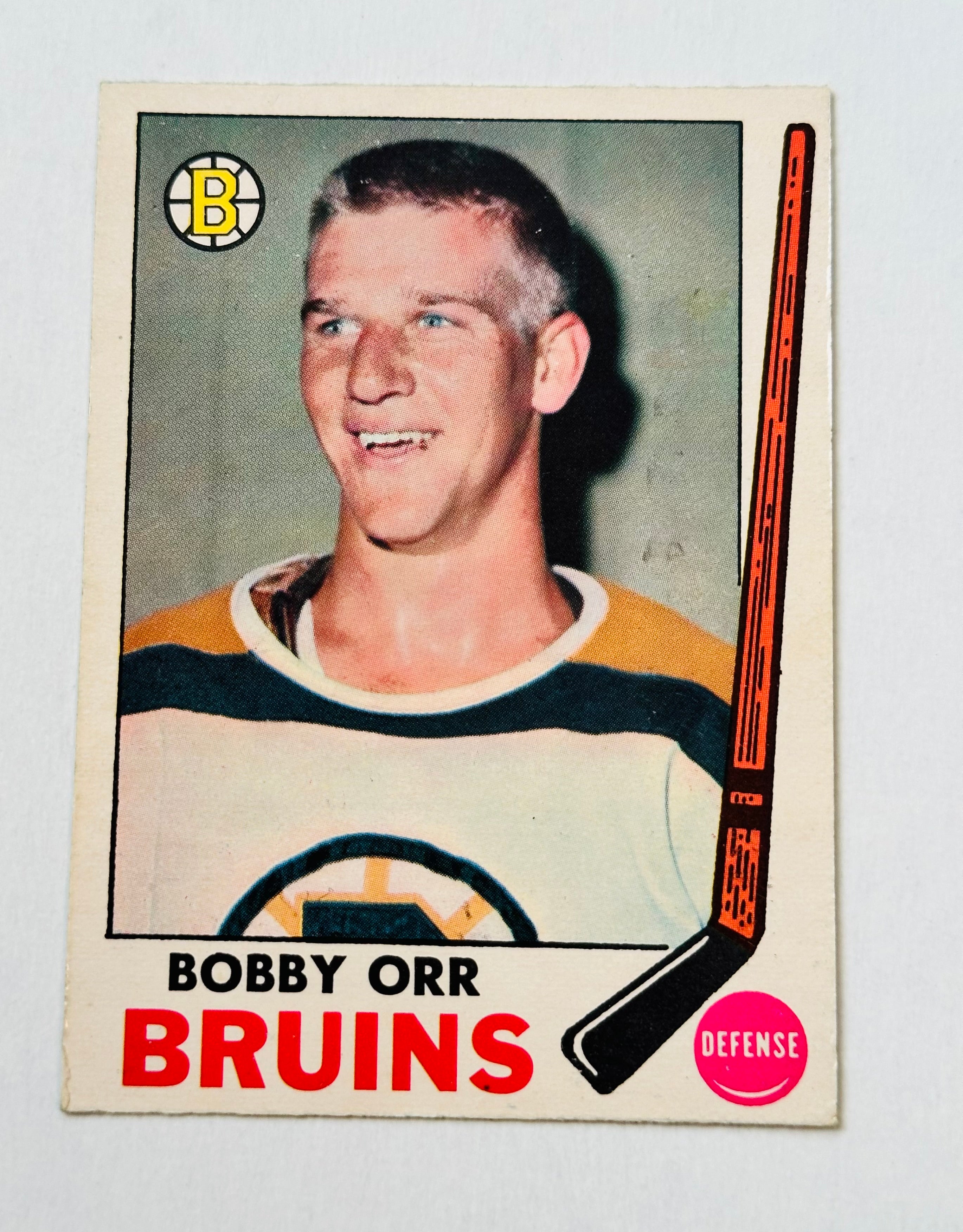 1969 Opc Bobby Orr high grade condition hockey card