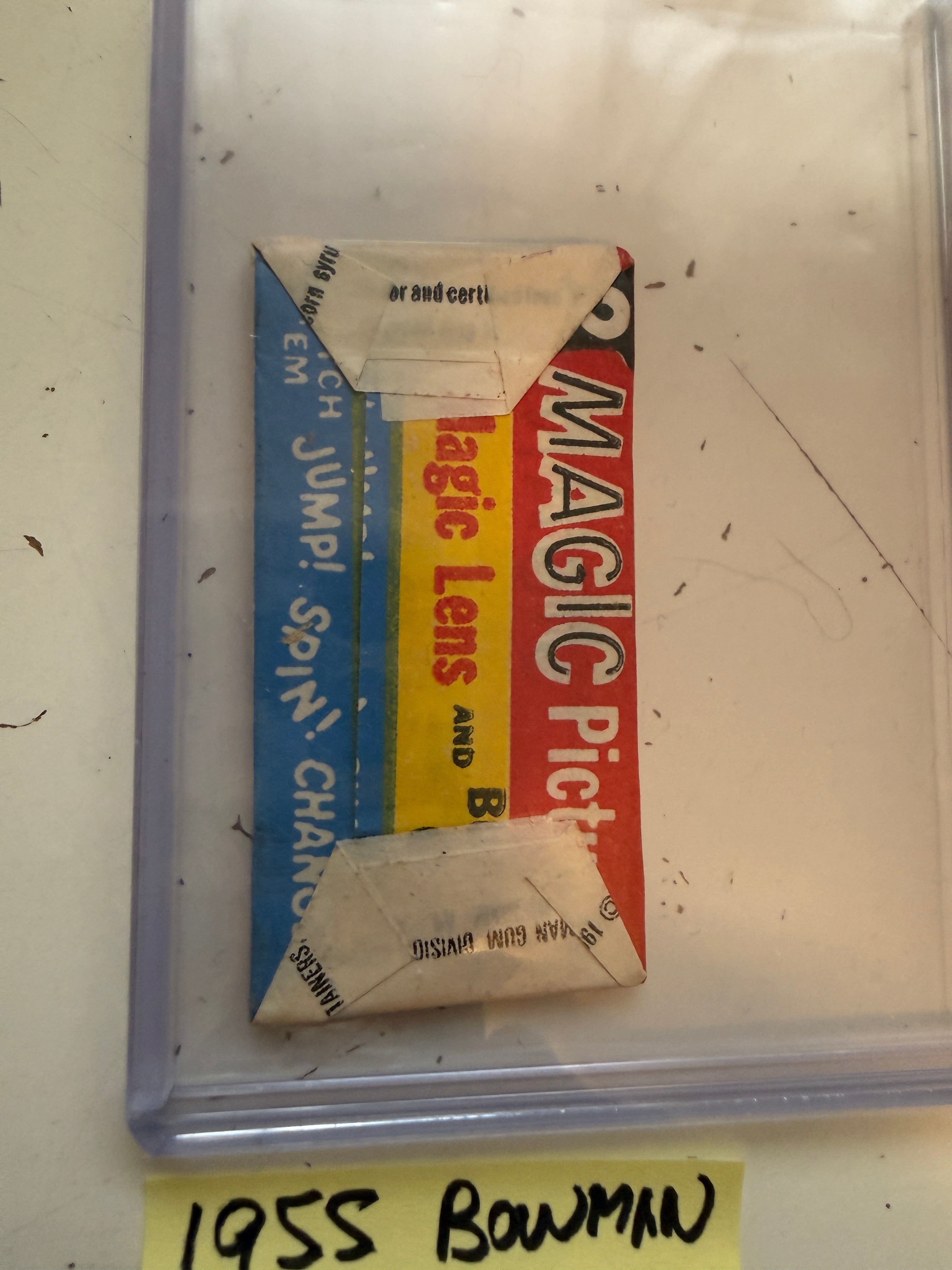 Magic Pictures Bowman rare unopened pack 1955