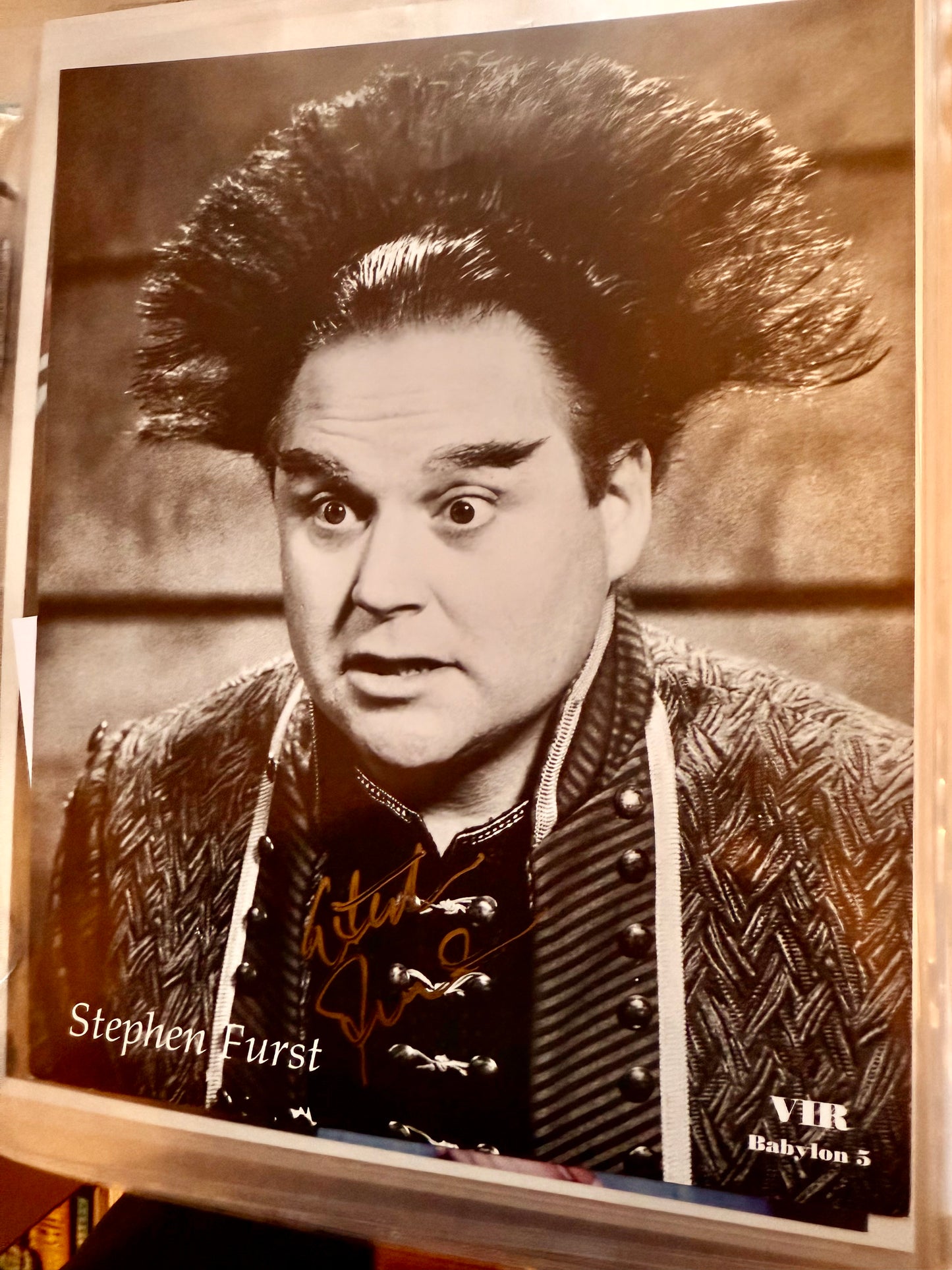 Steven Furst Babylon 5 rare signed photo w/COA