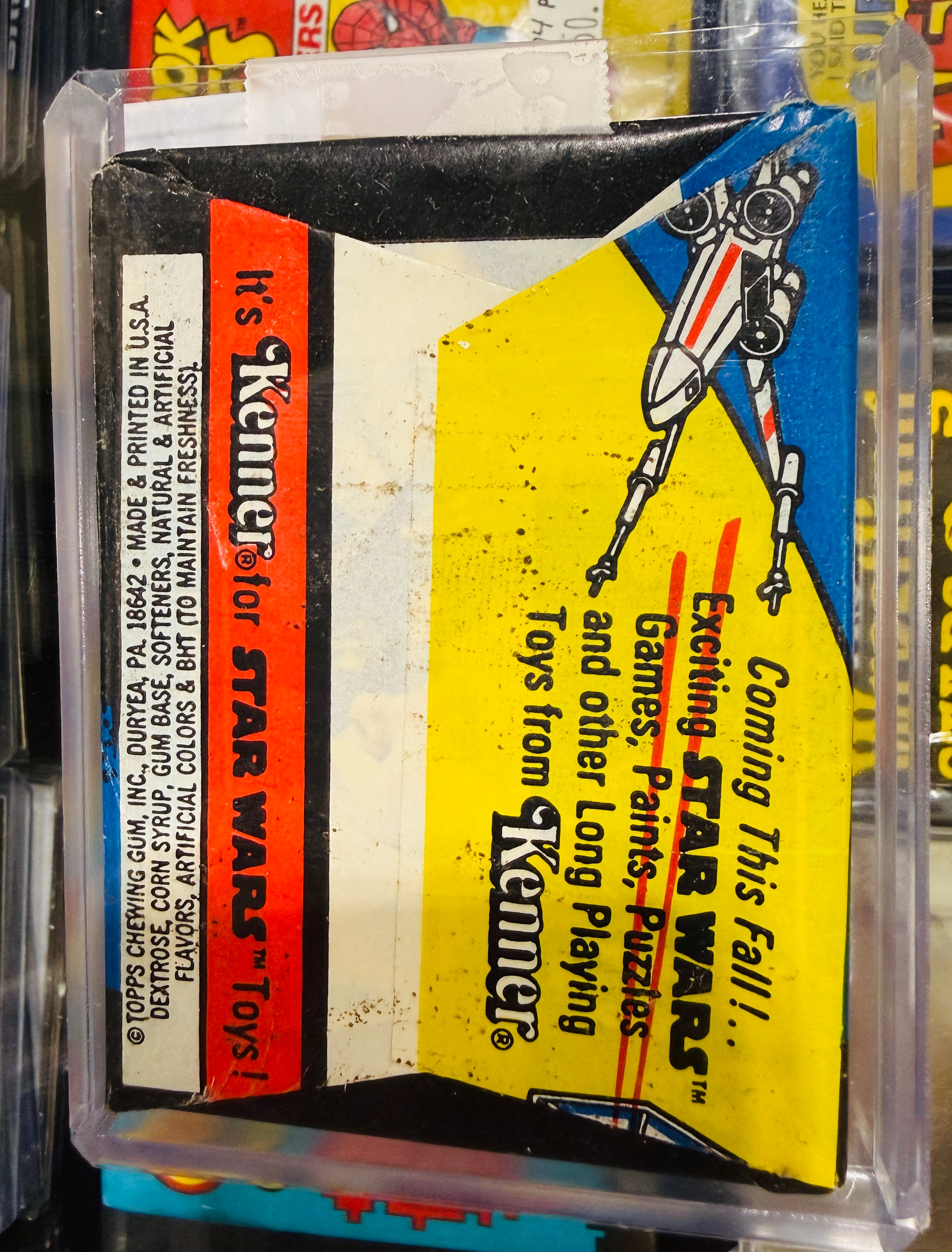 Star Wars Topps series 1 trading cards factory sealed pack 1977