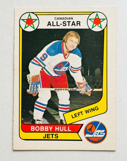 Bobby Hull WHA high grade condition opc hockey card 1976-77