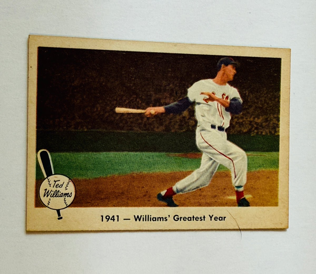 Ted Williams Fleer #16 vintage baseball card 1959