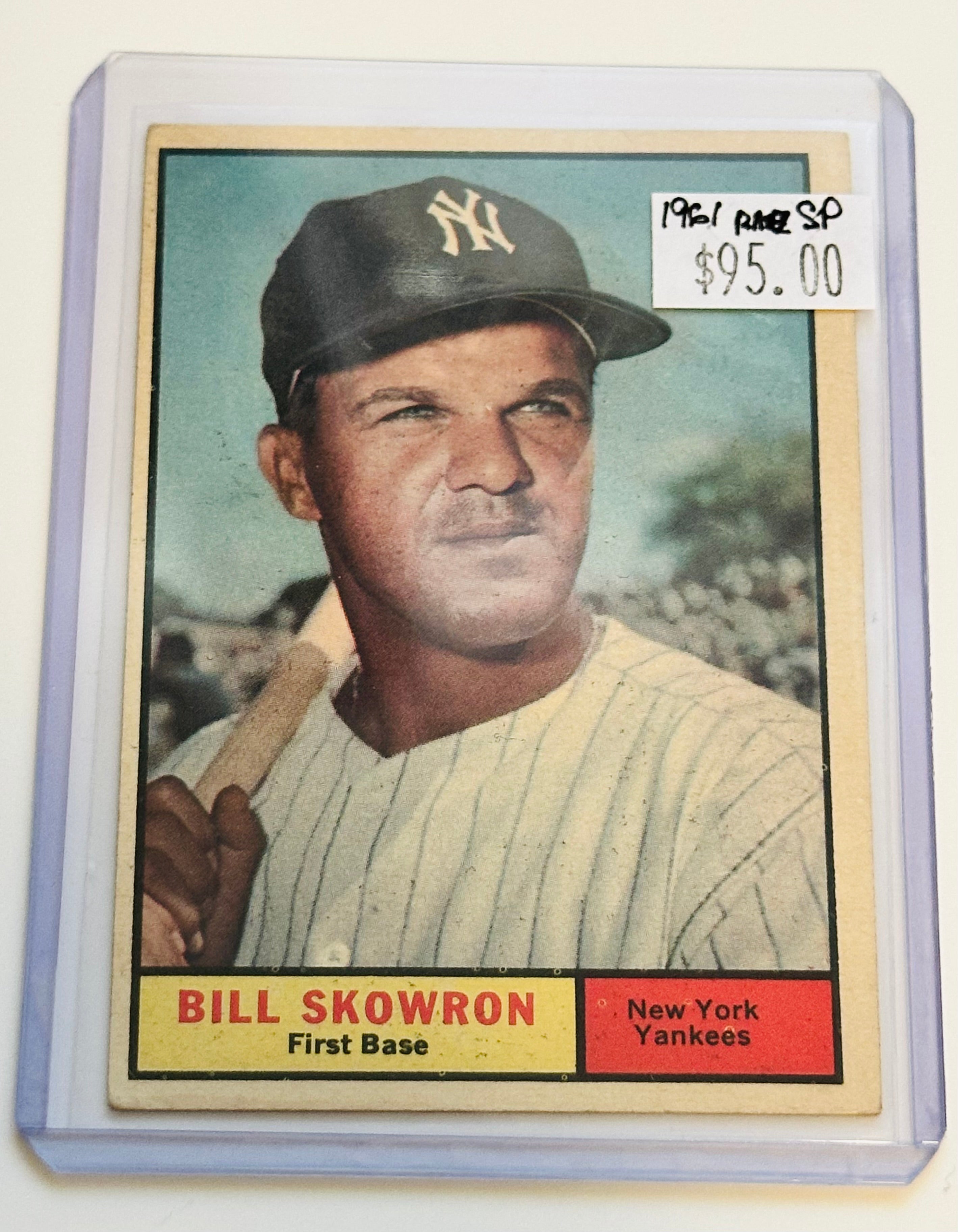 1961 Topps Bill Skowron short print ex condition baseball card