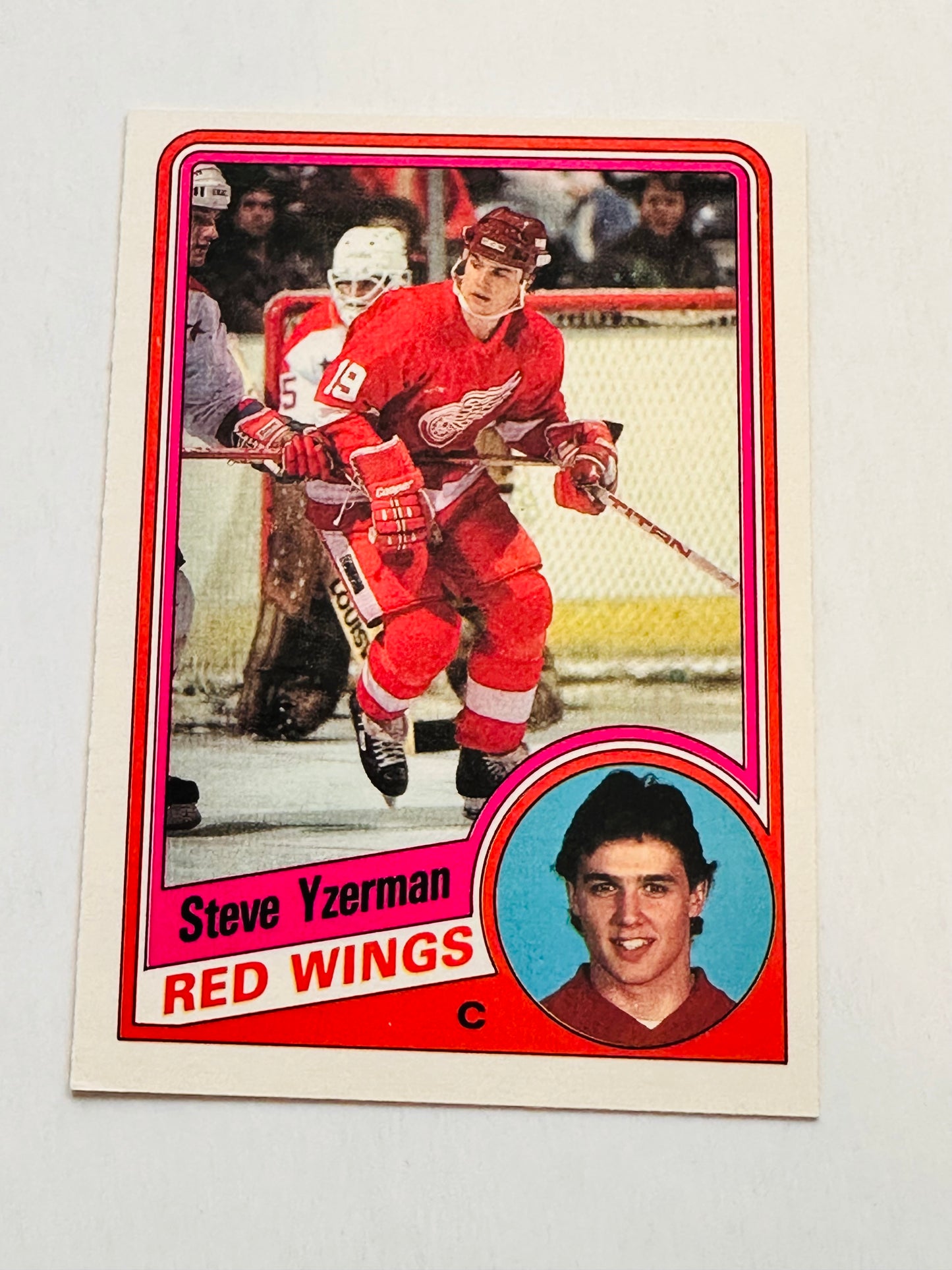 Steve Yzerman Opc rookie high grade condition hockey card 1985-86