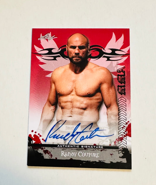 UFC MMA Randy Couture Rare Leaf Signed Insert Card