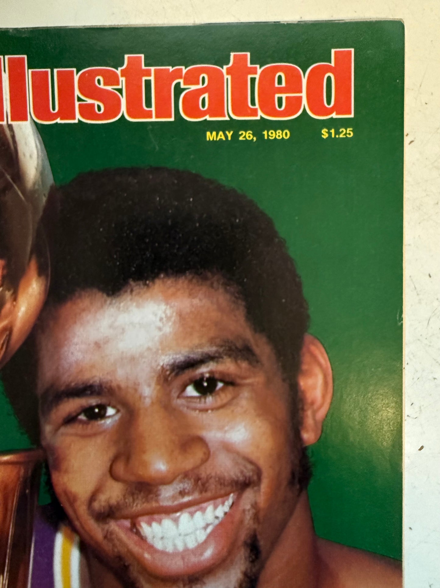 Magic Johnson sports illustrated great condition magazine 1980