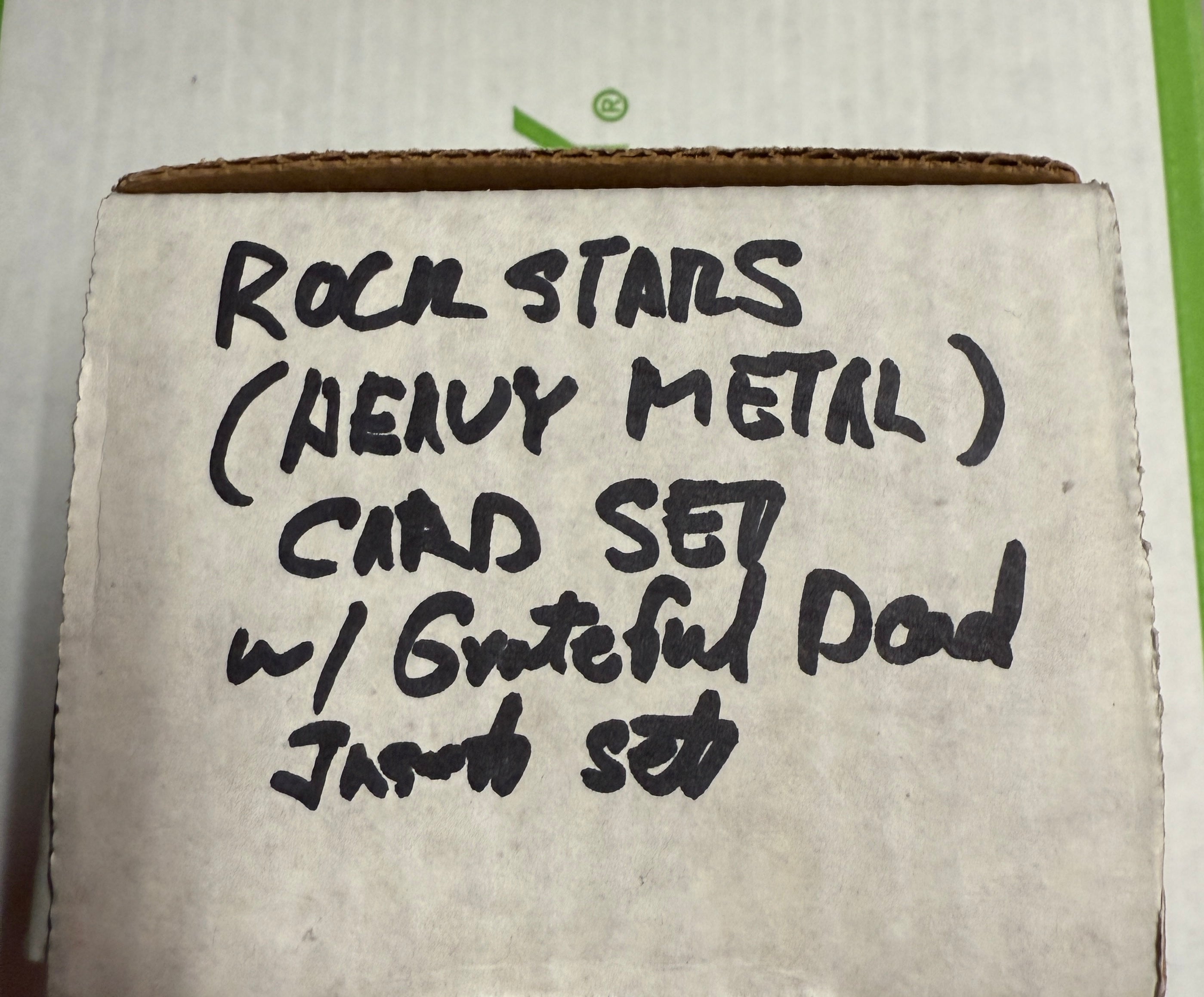 Rockstar, heavy metal cards set with insert set