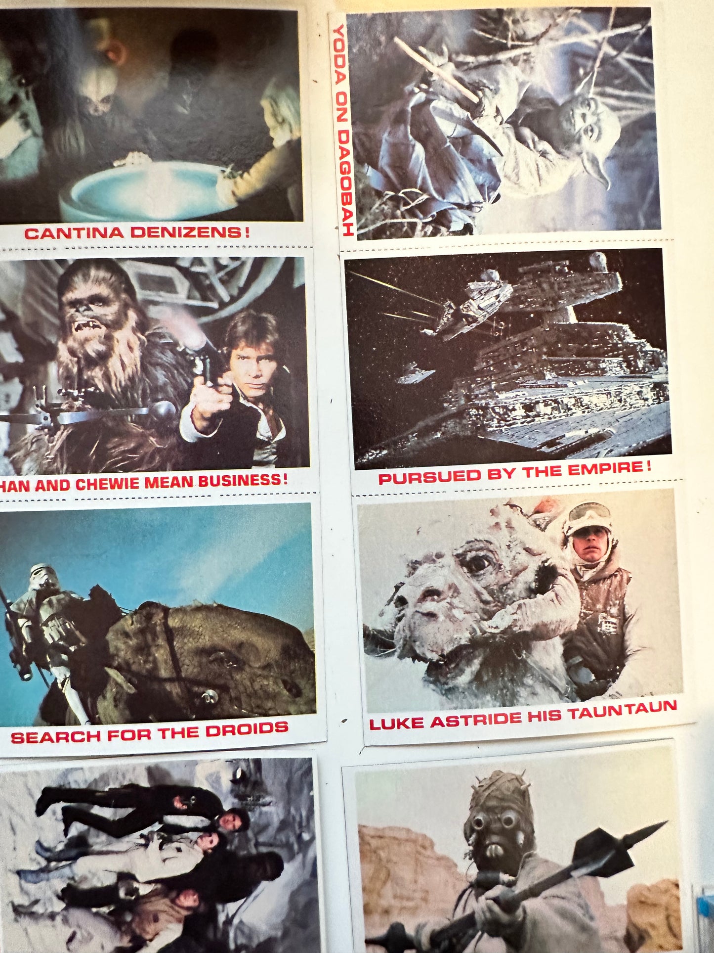 Empire Strikes Back rare Burger King 12 panels 36 cards set 1980