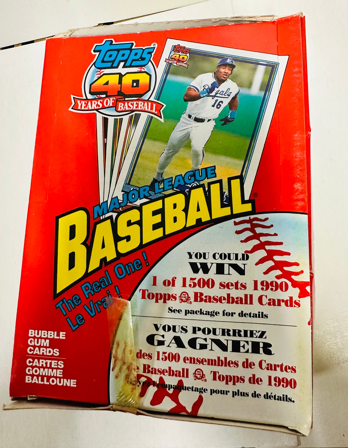 1991 Opc Canadian rare 36 sealed packs baseball cards box