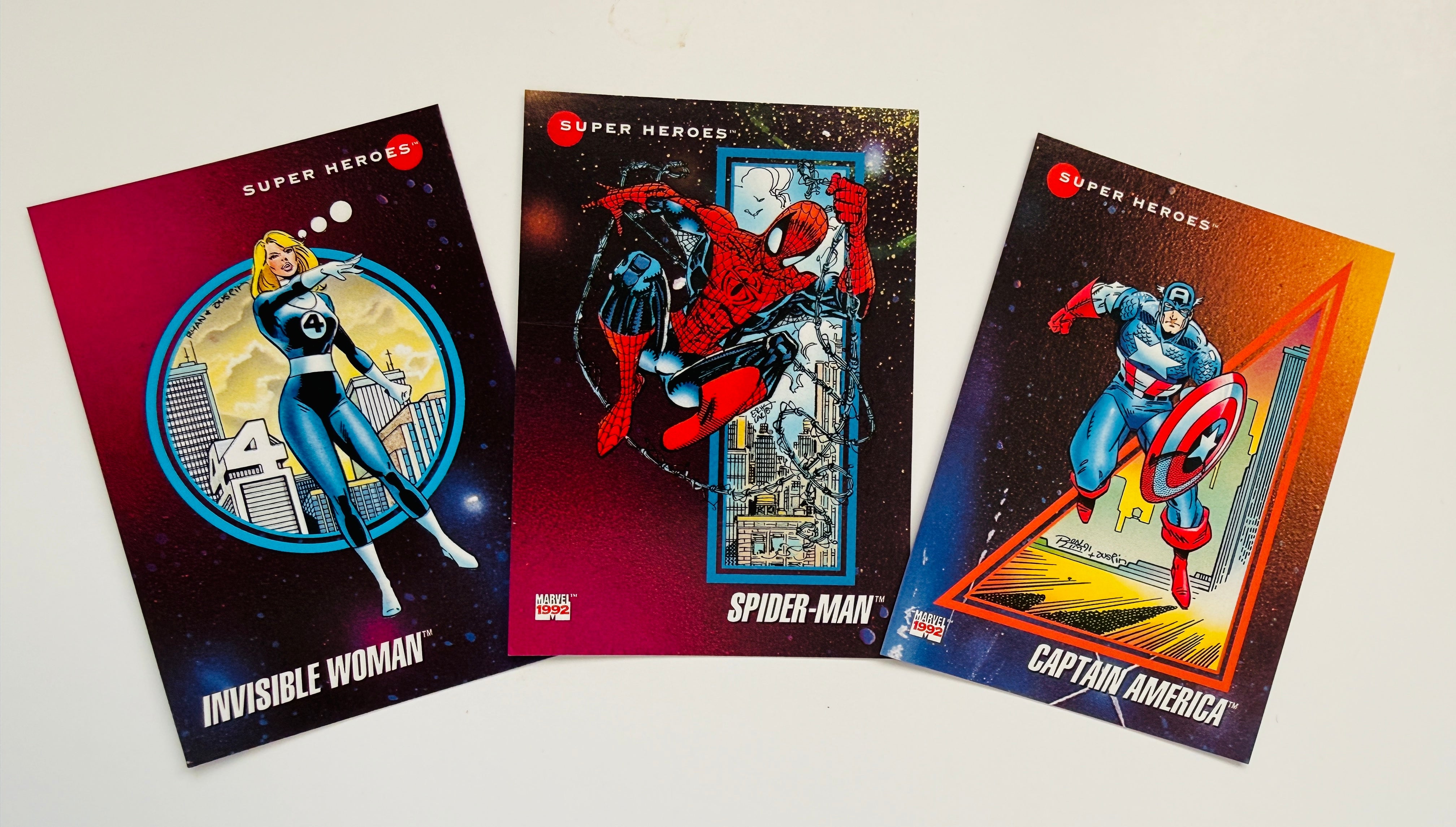 Marvel universe three rare promo cards factory sealed set 1992