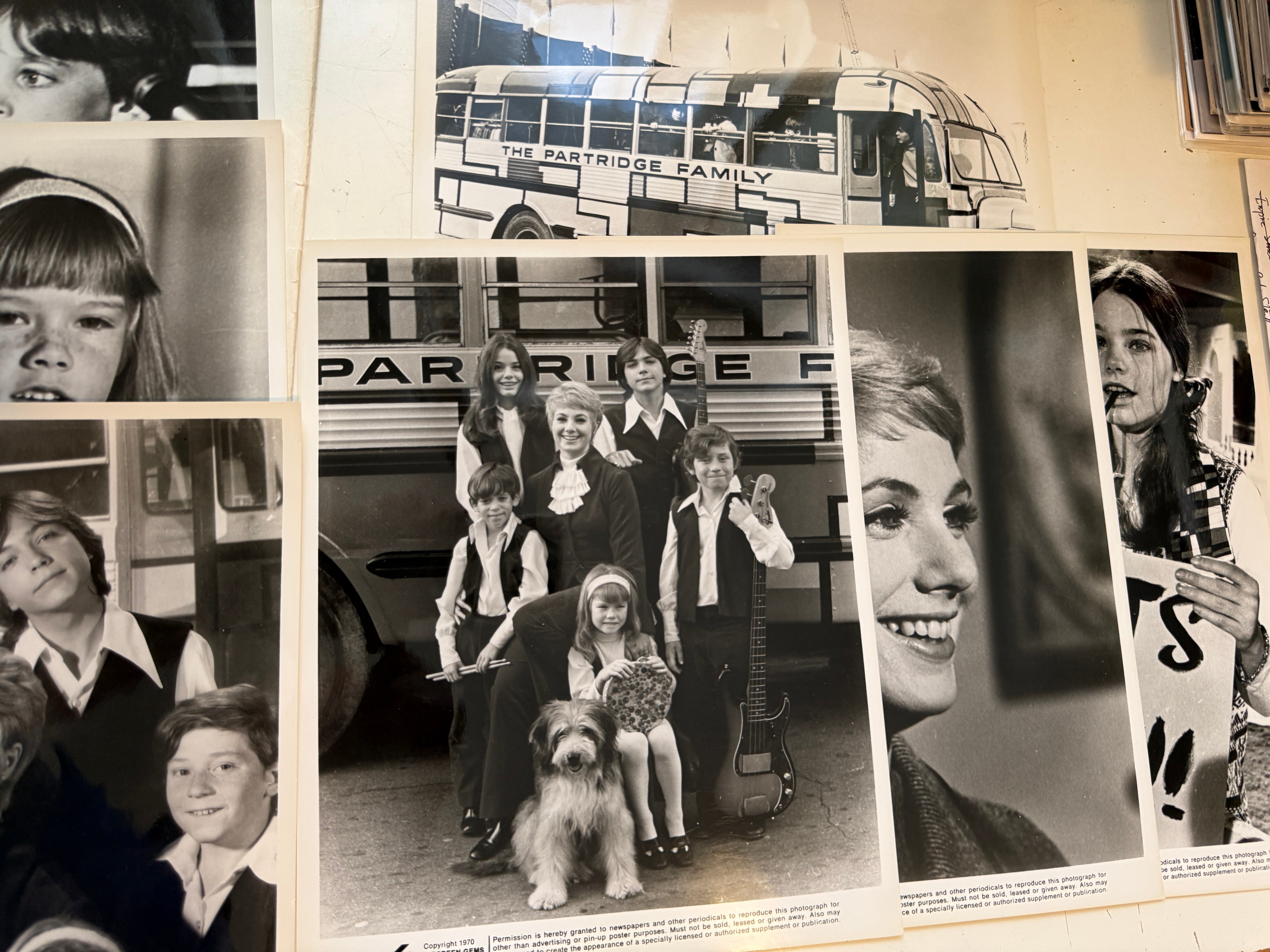 Partridge family TV show rare Press kit 1970s