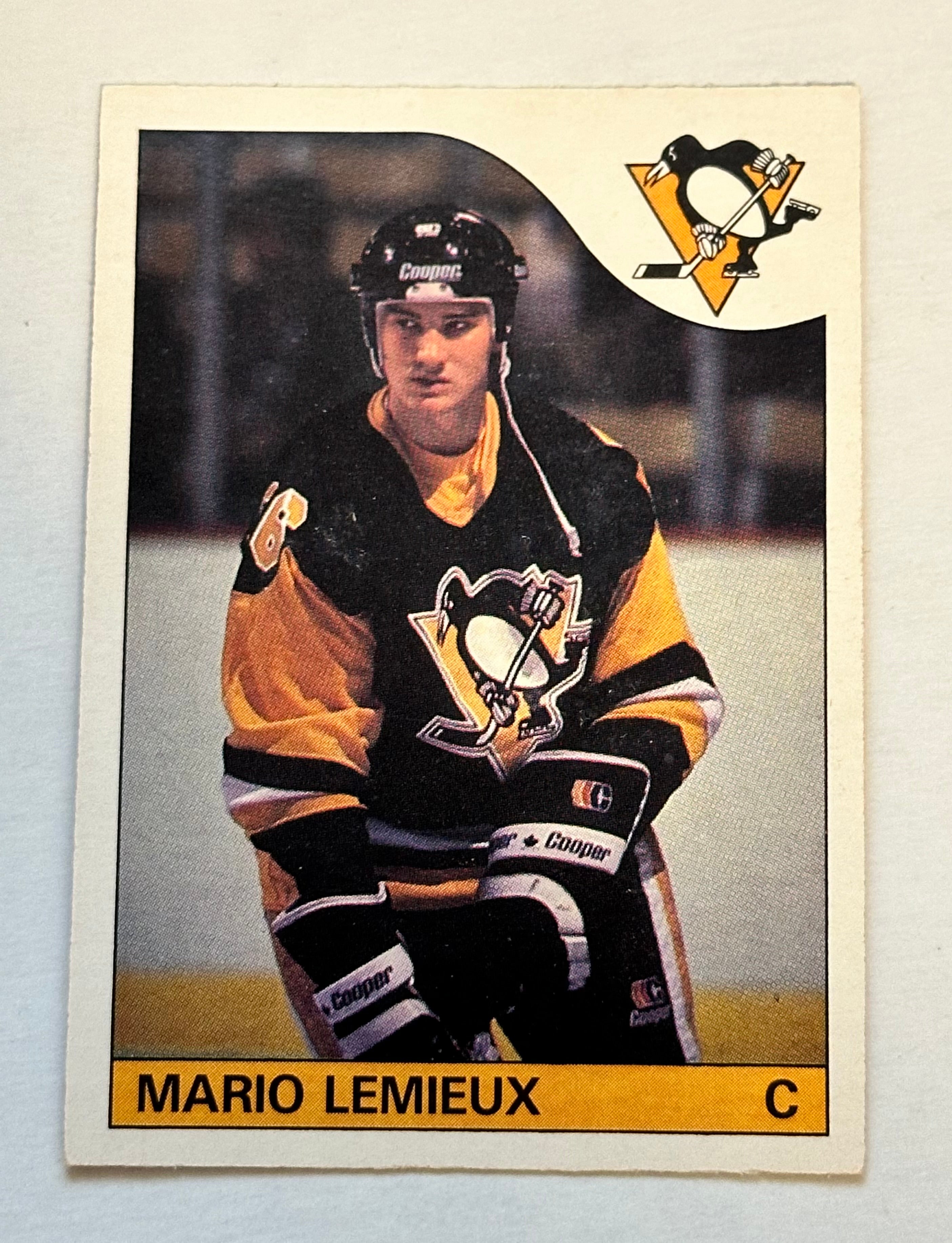 1985-86 Opc hockey cards high grade condition cards set with Mario Lemieux rookie