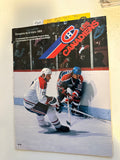 Montreal Canadiens Vs Boston hockey game program 1984
