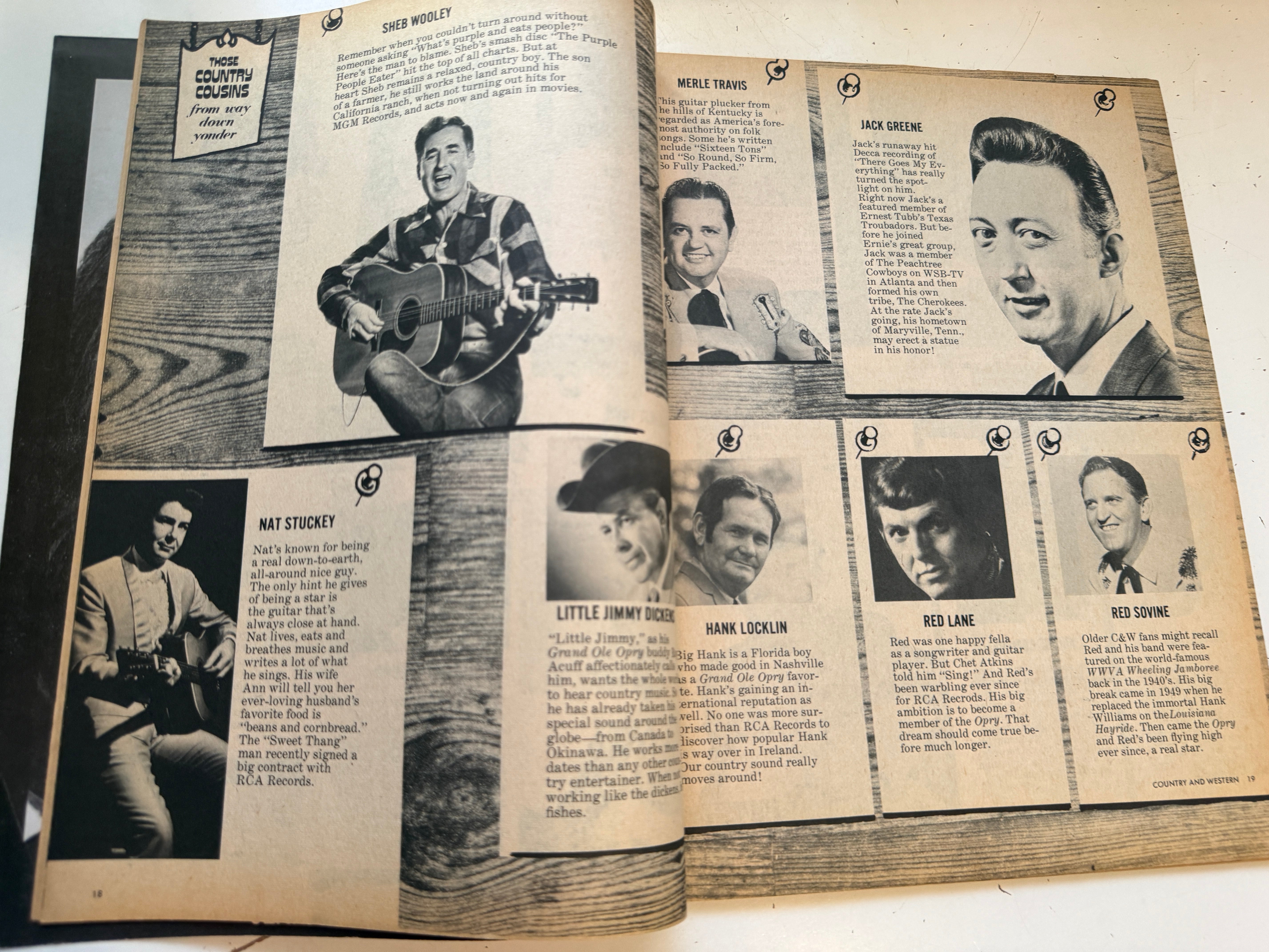 Country Western album magazine first #1 issue 1970