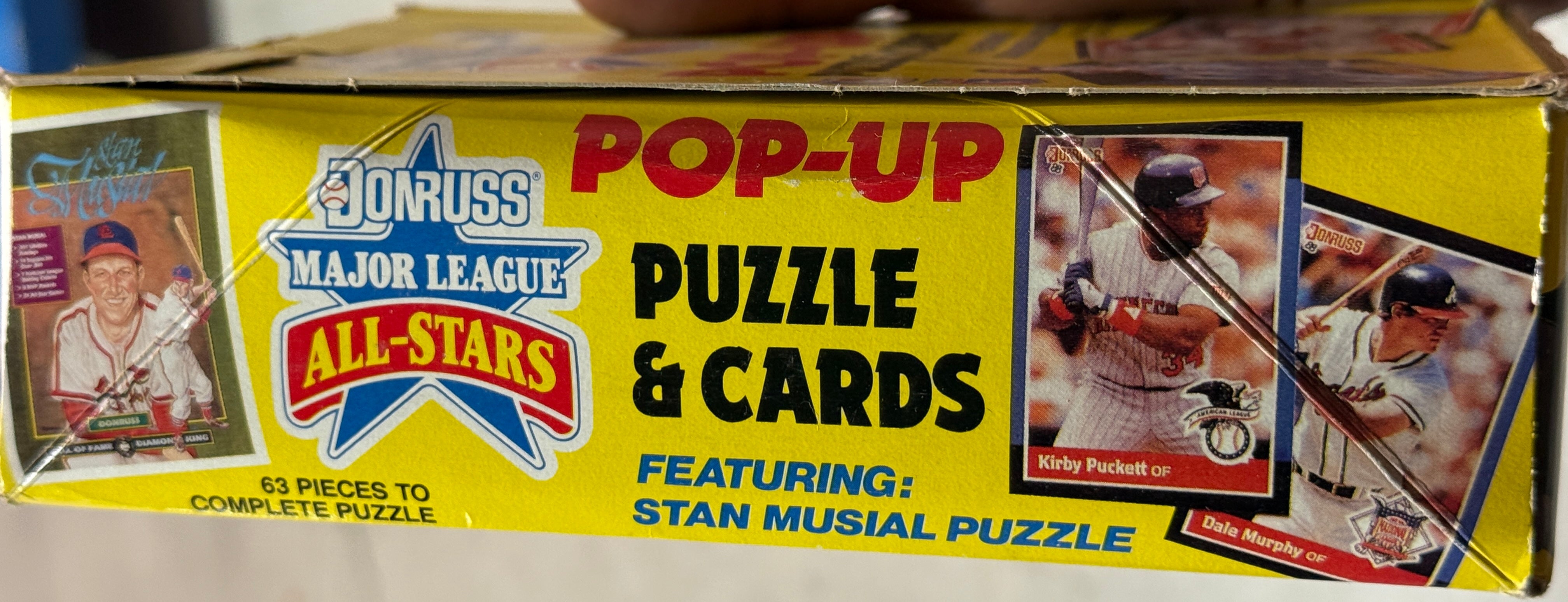 1988 Donruss baseball All-Star pop-up Cards 48 packs box