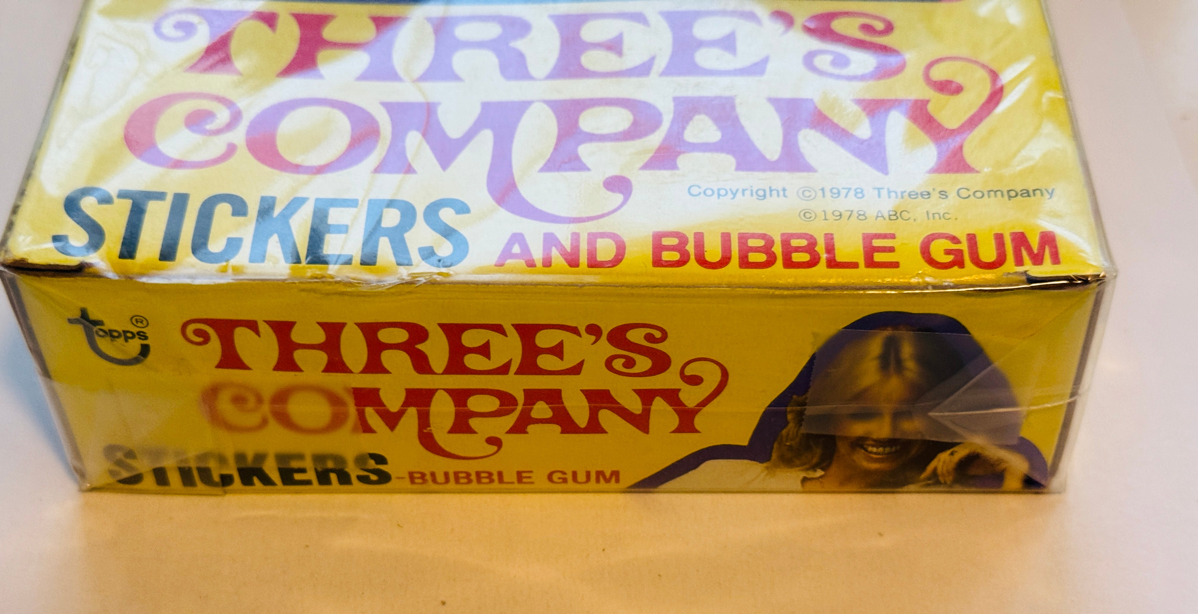 Three’s company 36 sealed packs cards box 1978