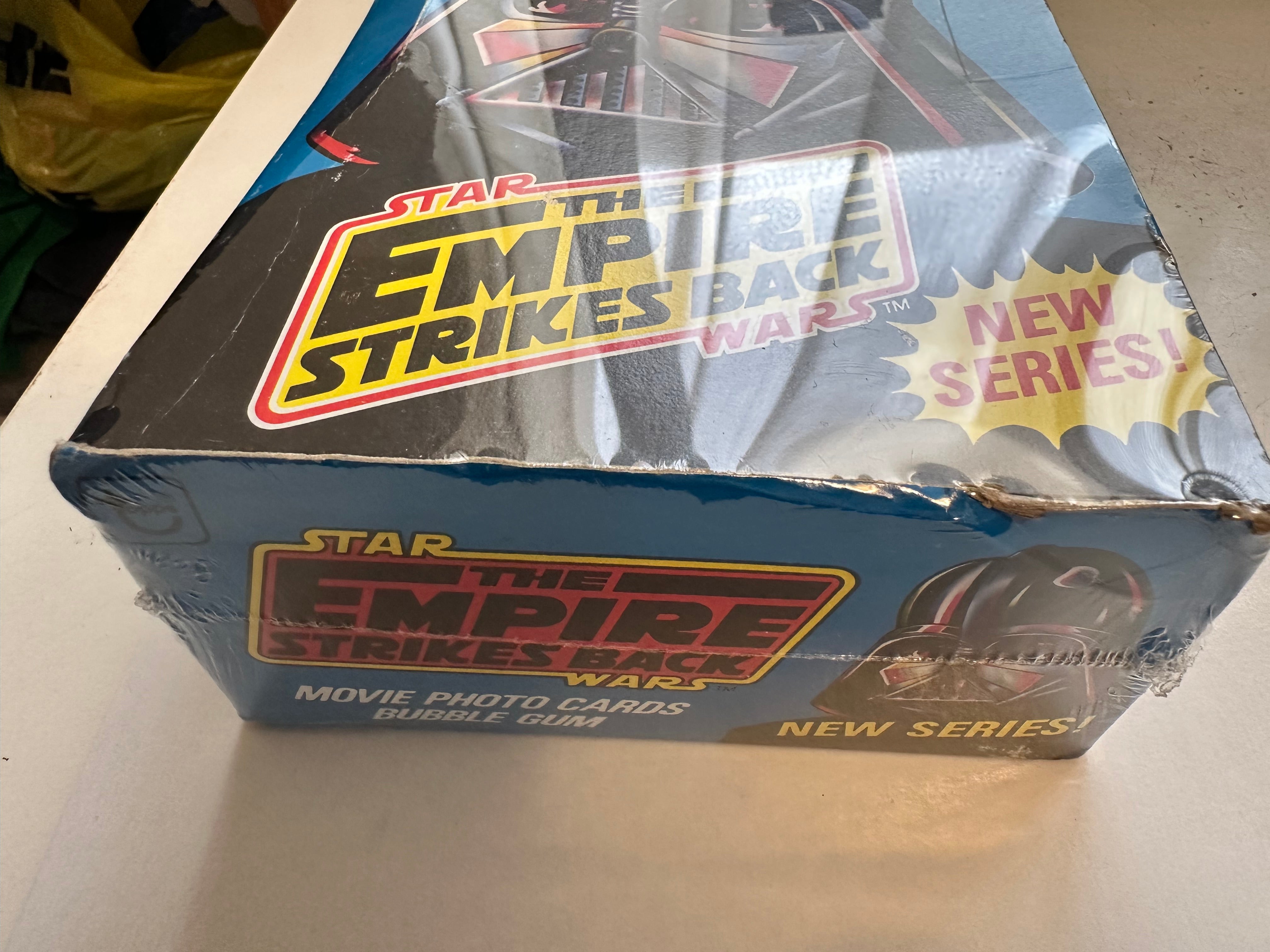 1981 Topps Star Wars Empire Strikes Back Movie series 2 cards unopened box