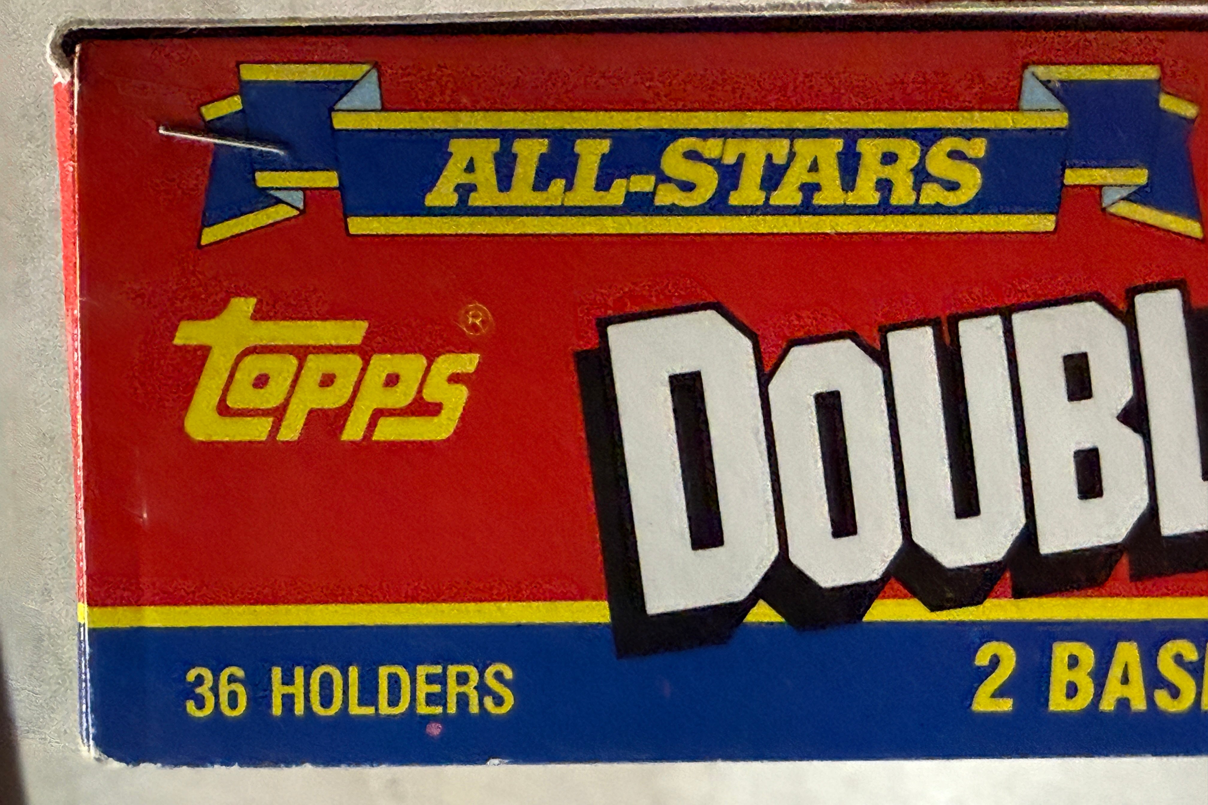 1990 Topps Allstars Doubleheaders Baseball  36 mini cards packs rare full box