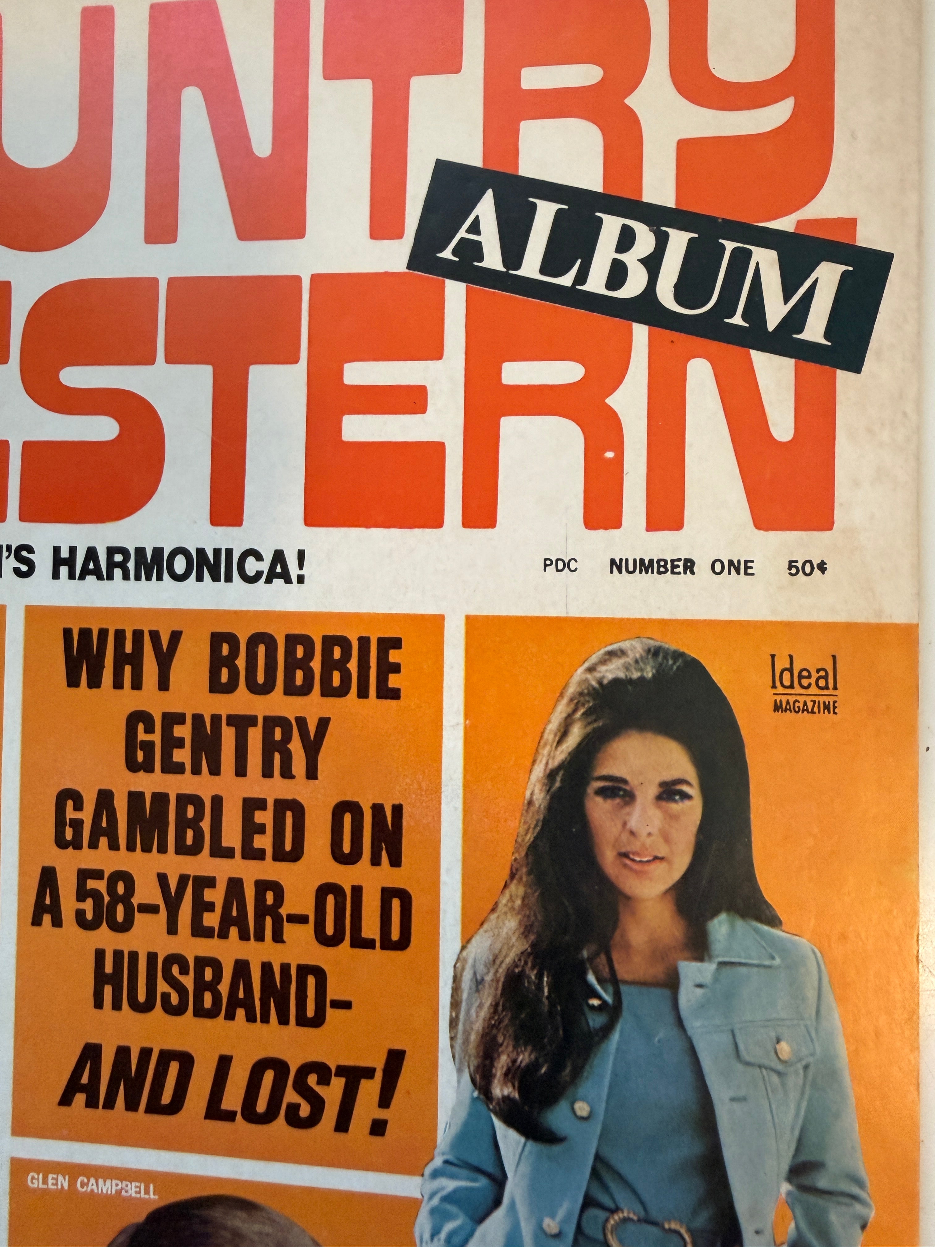 Country Western album magazine first #1 issue 1970