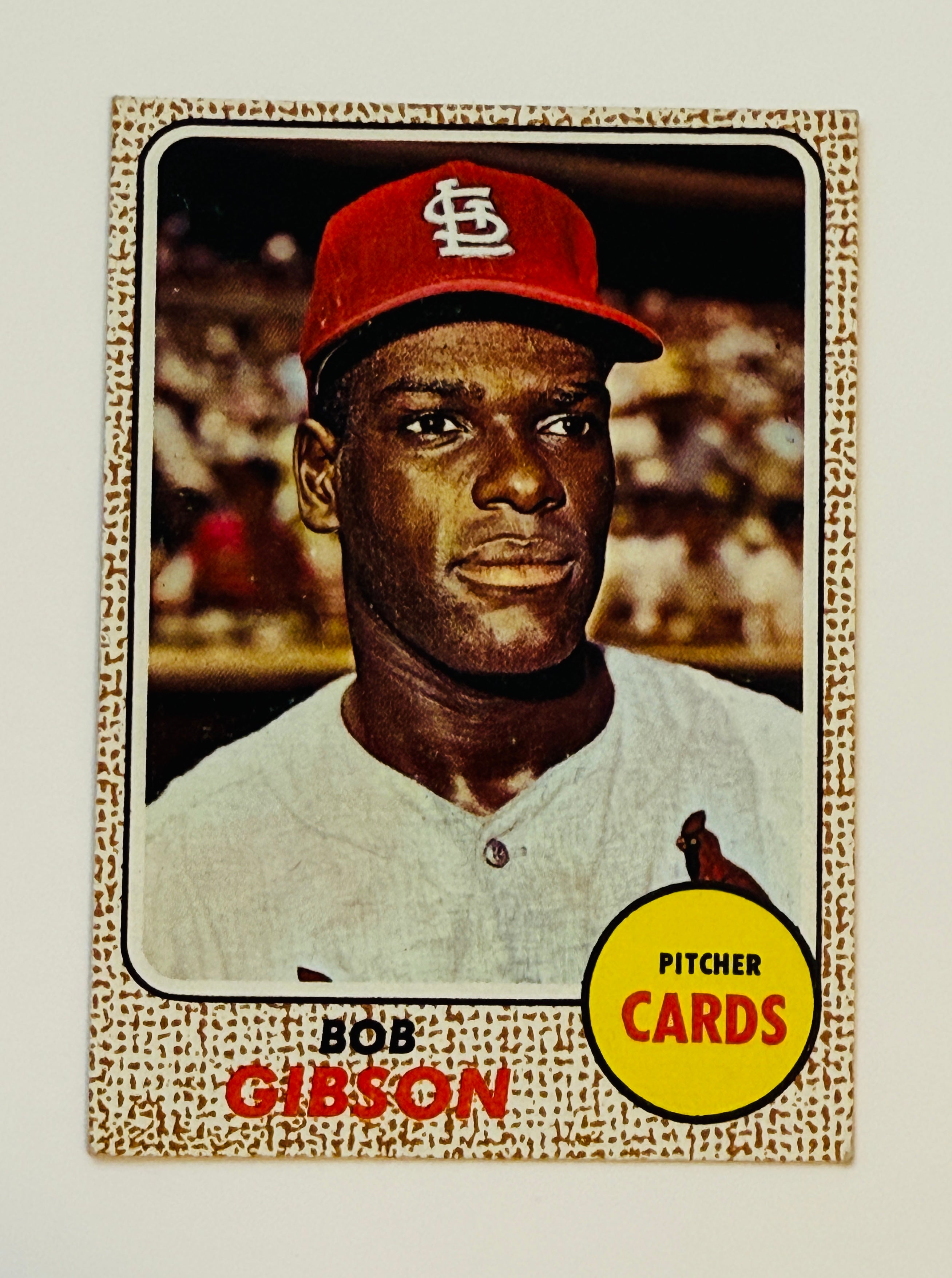 Bob Gibson baseball high grade NM condition card 1968