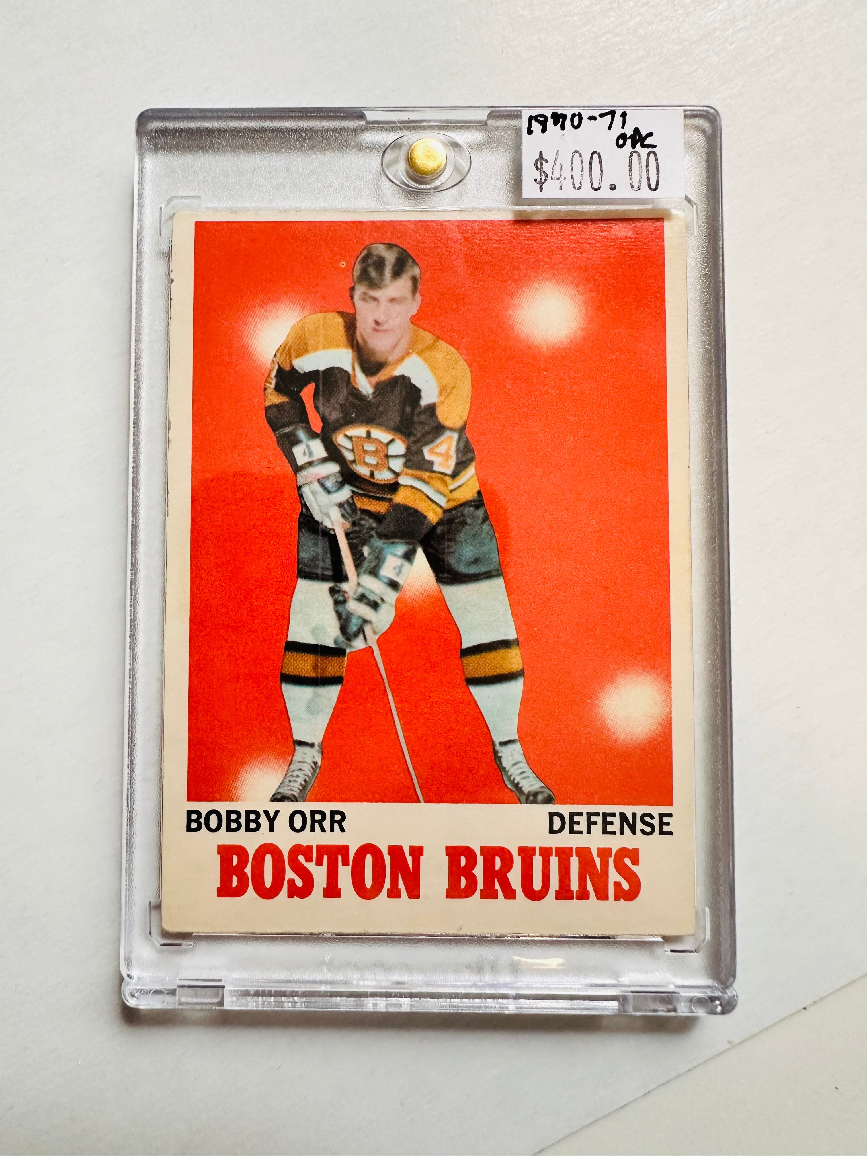 Bobby Orr Opc ex or better hockey card 1970-71