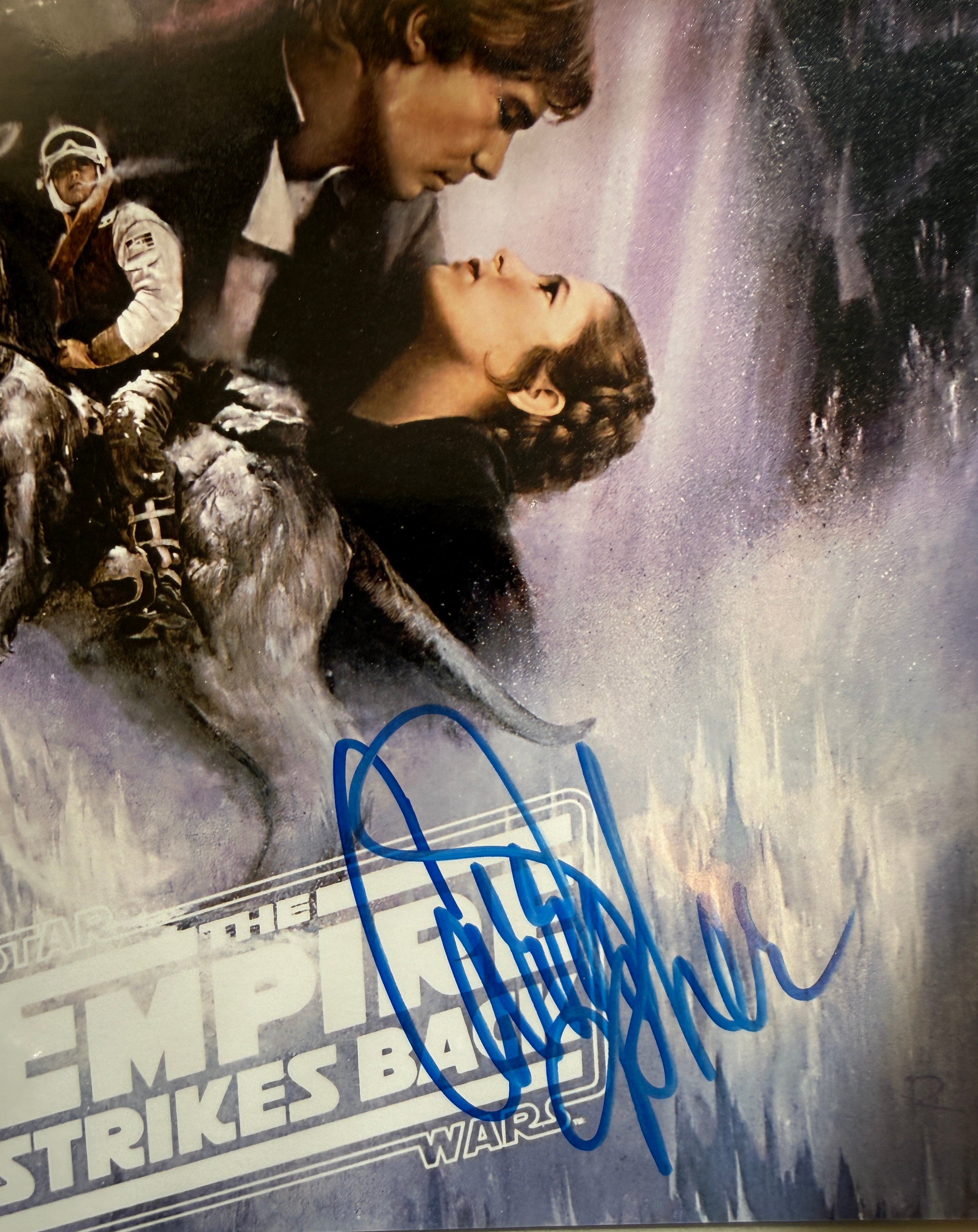 Star Wars legend Carrie Fisher rare signed 8 x 10 autograph photo with Heritage auction certified hologramCOA