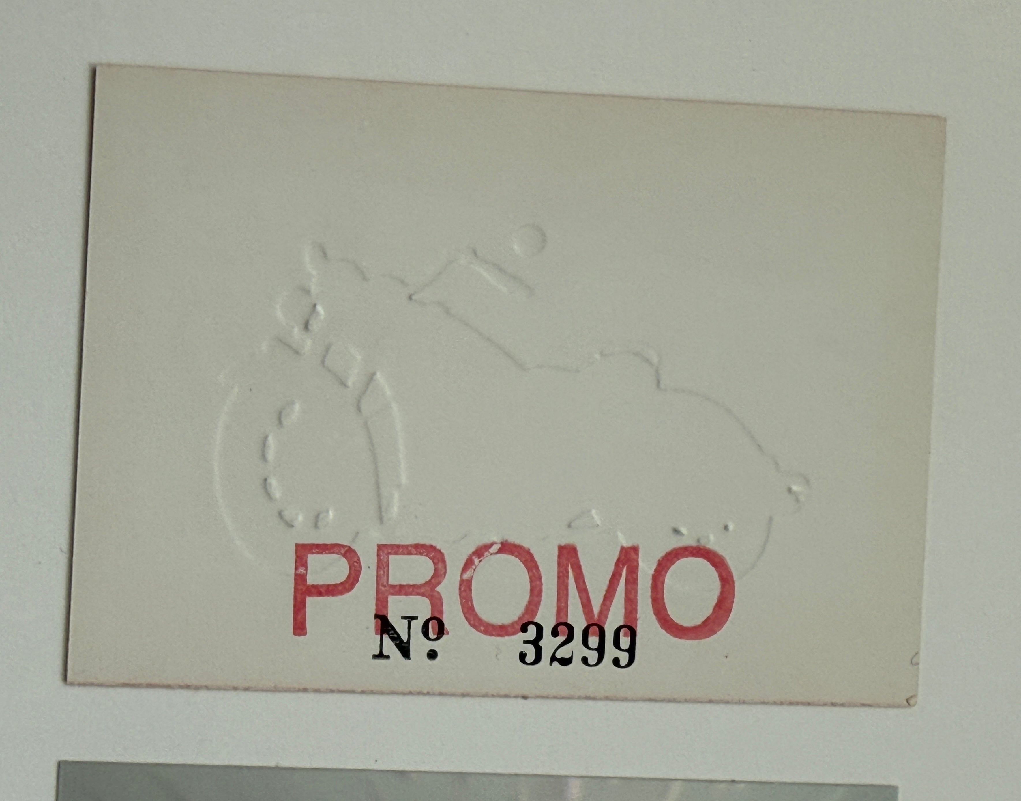 Indian Motorcycle 3 cards rare preview promo-set 1990