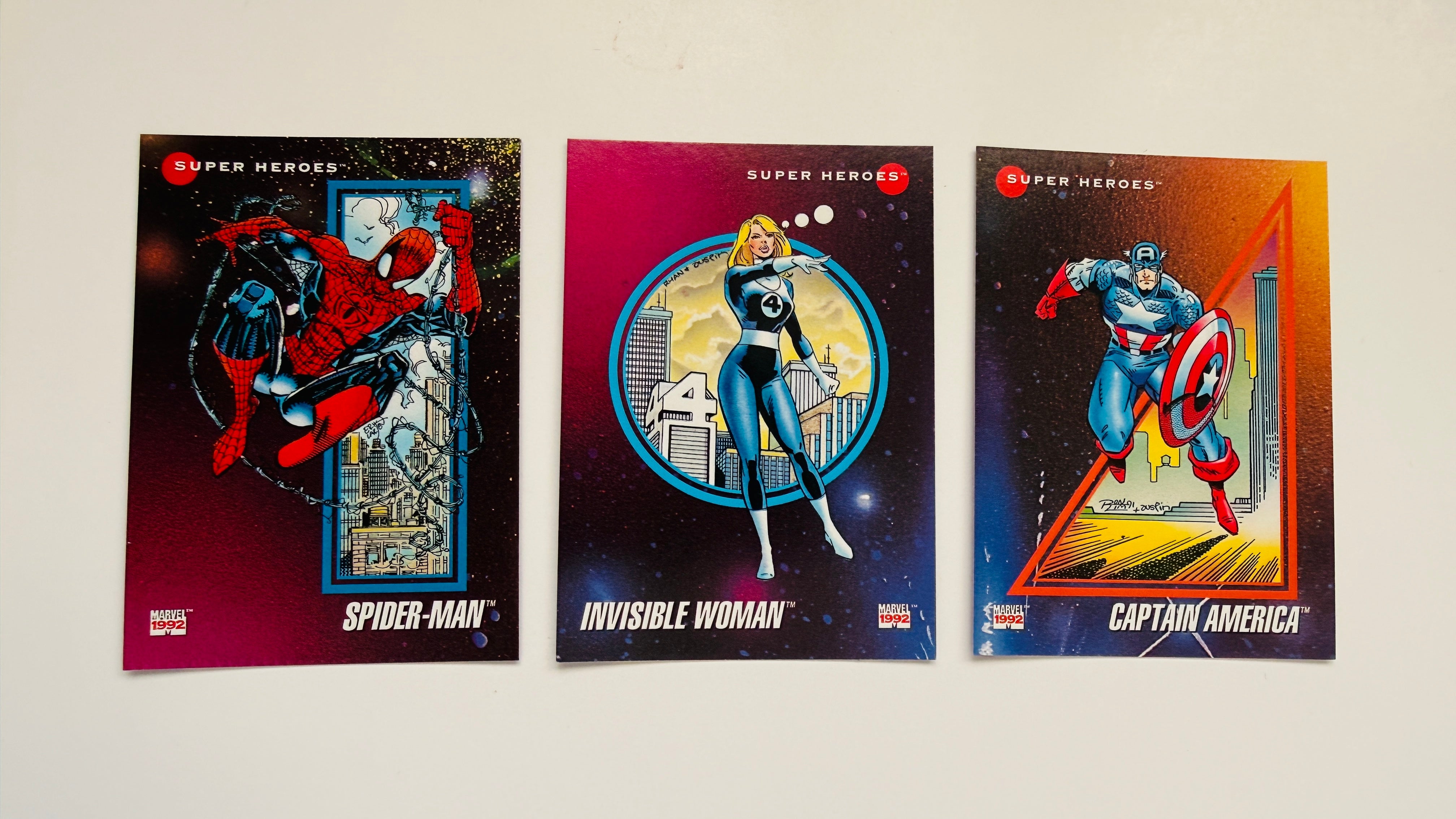 Marvel universe three rare promo cards factory sealed set 1992