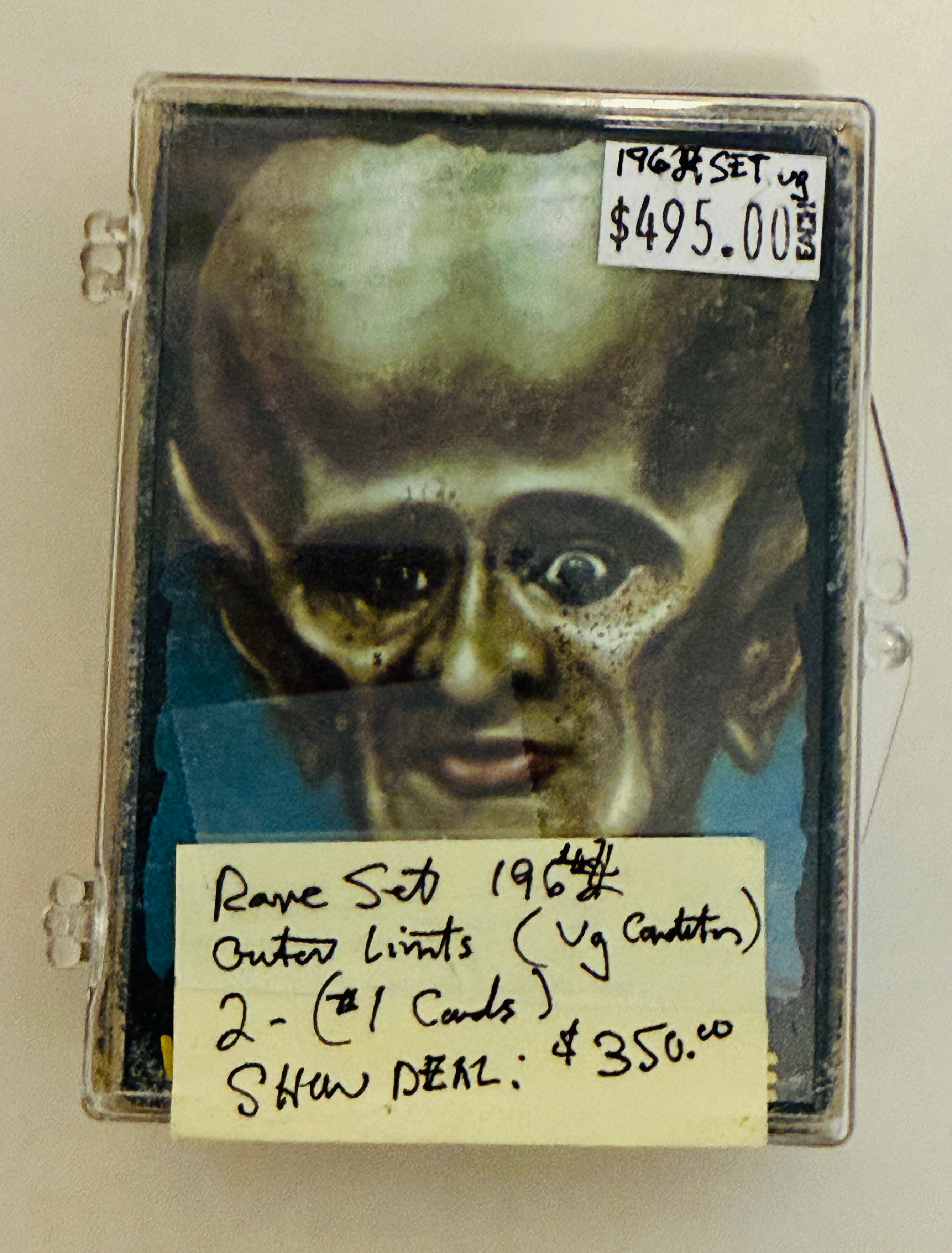 Outer Limits TV show rare cards set vg condition 1964