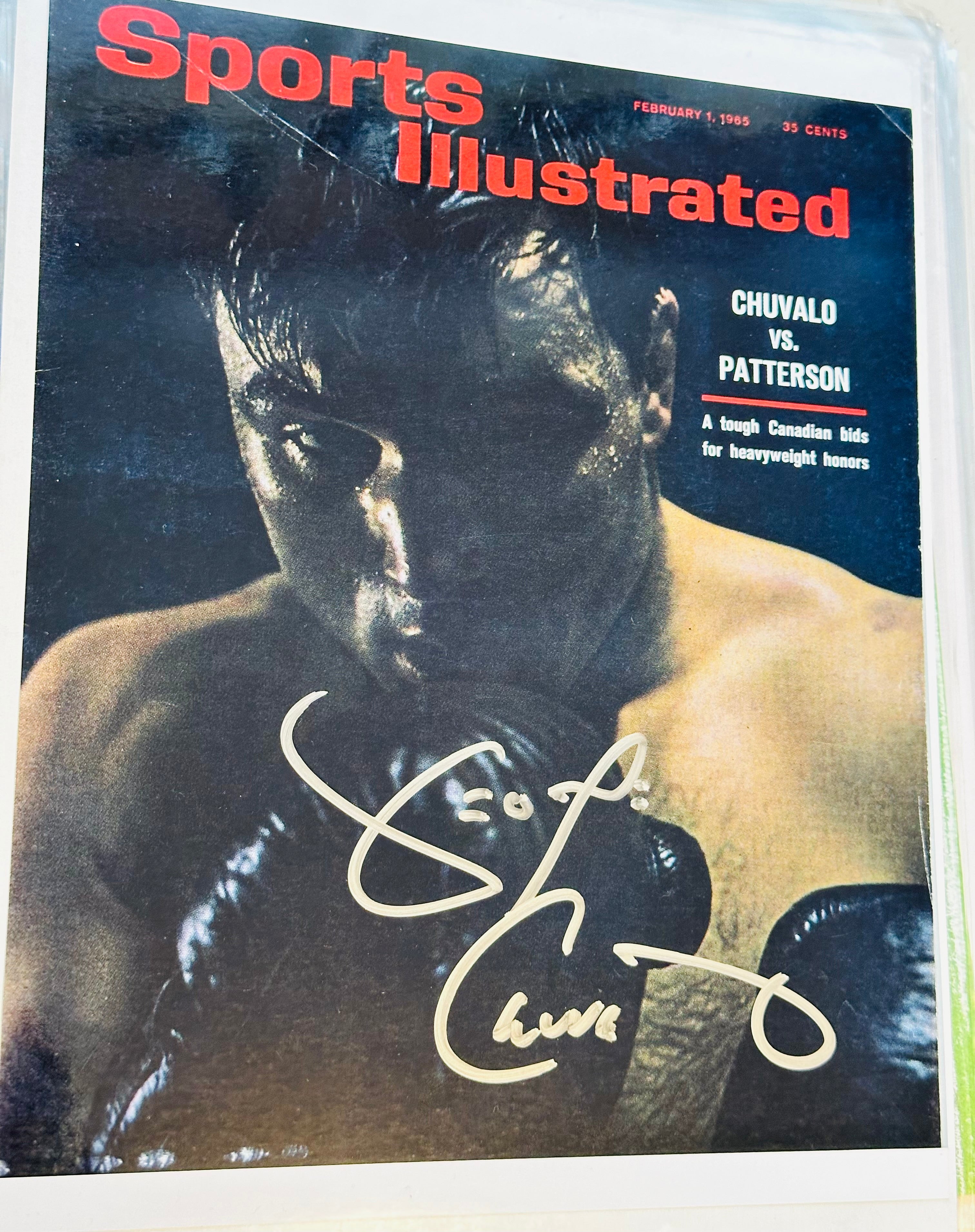 Boxing Legend George Chuvalo signed in person 8x10 photo with COA