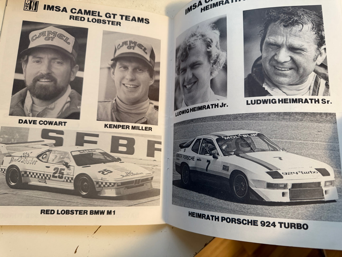 Molson 1000 race program 1981